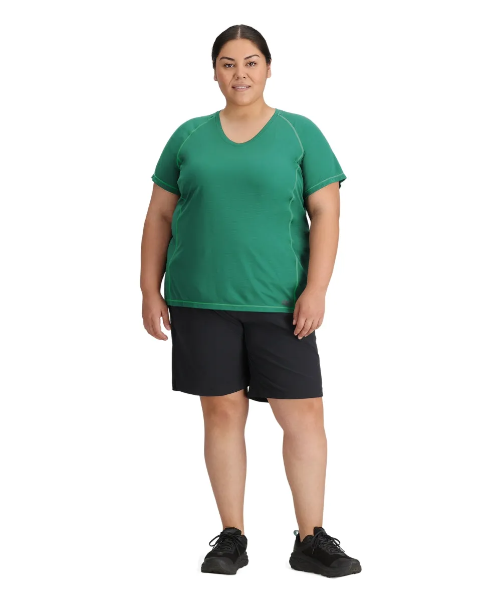 Outdoor Research Echo Womens Plus Size T-Shirt Green 2X - 4X