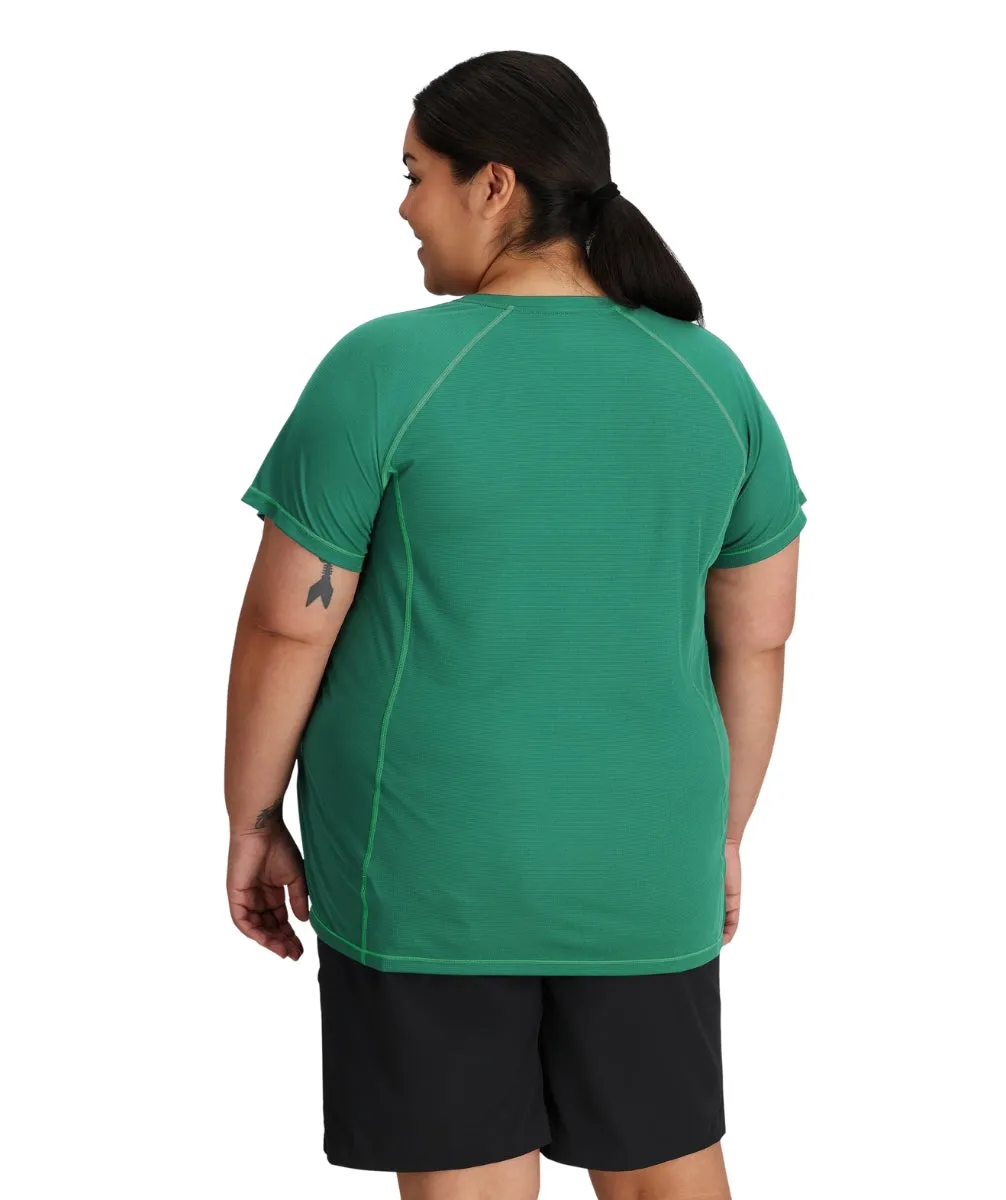 Outdoor Research Echo Womens Plus Size T-Shirt Green 2X - 4X