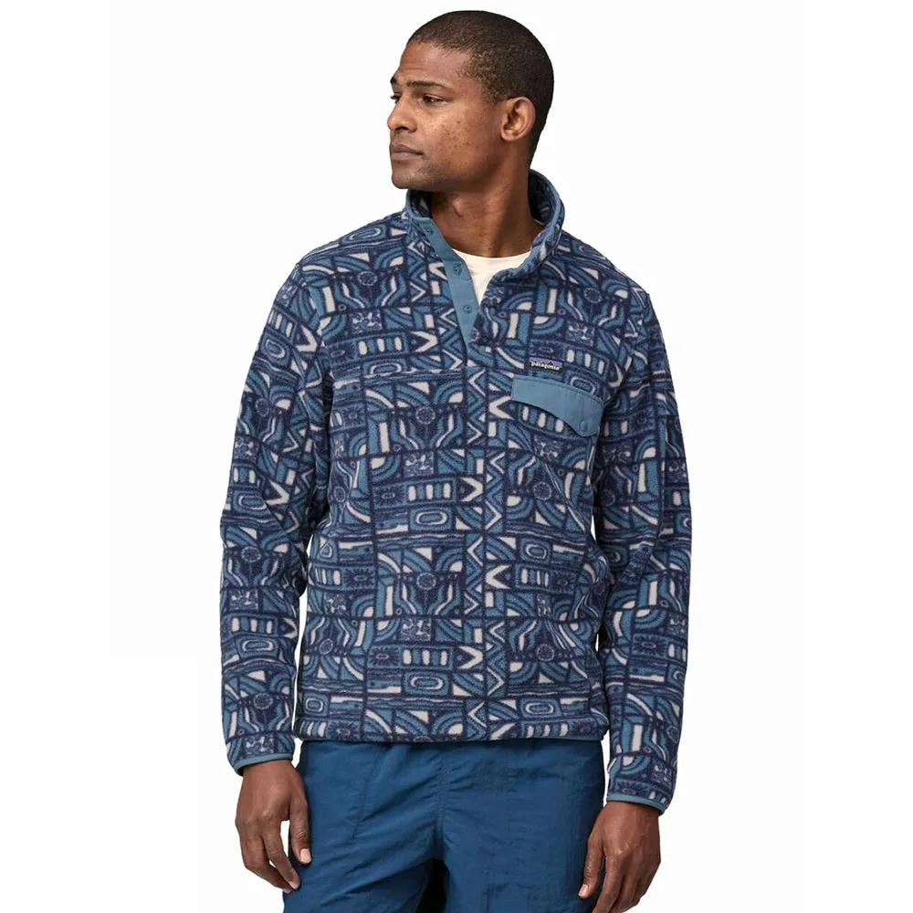 Patagonia Lightweight Synch Snap-T Fleece New Visions: New Navy