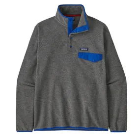 Patagonia Lightweight Synchilla Snap T Fleece Pullover Nickel / Passage Blue