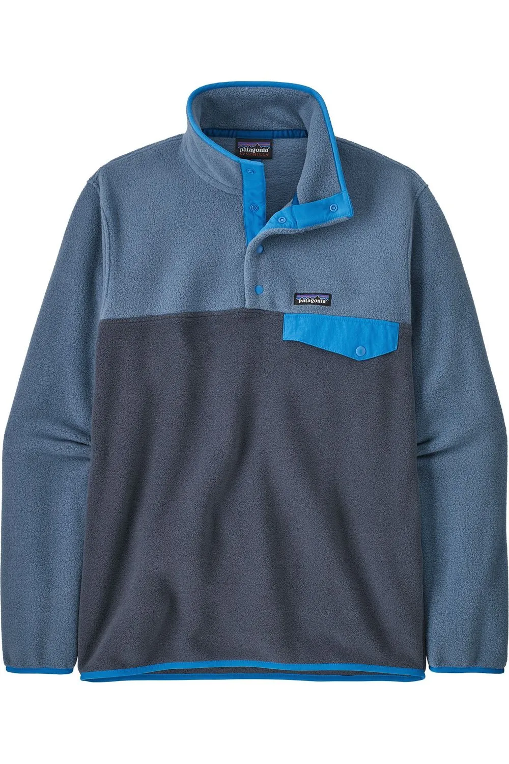 Patagonia Men's LW Synch Snap-T Pullover Smolder Blue