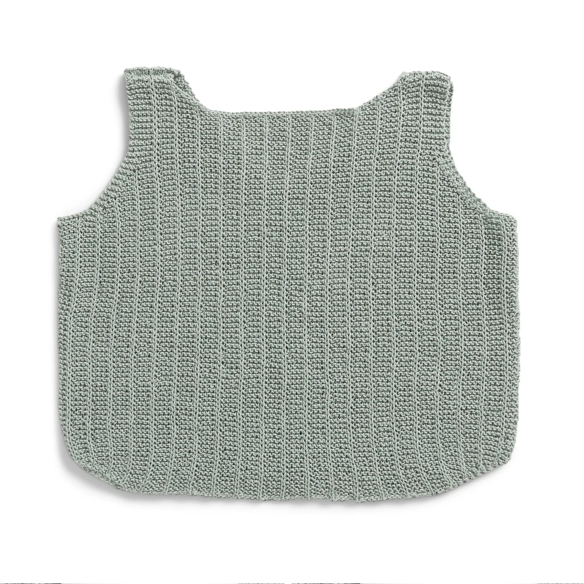 Patons Linen Straight Lines Knit Tank