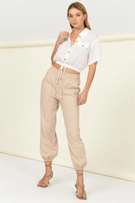 Pause and Reflect High Waist Pants