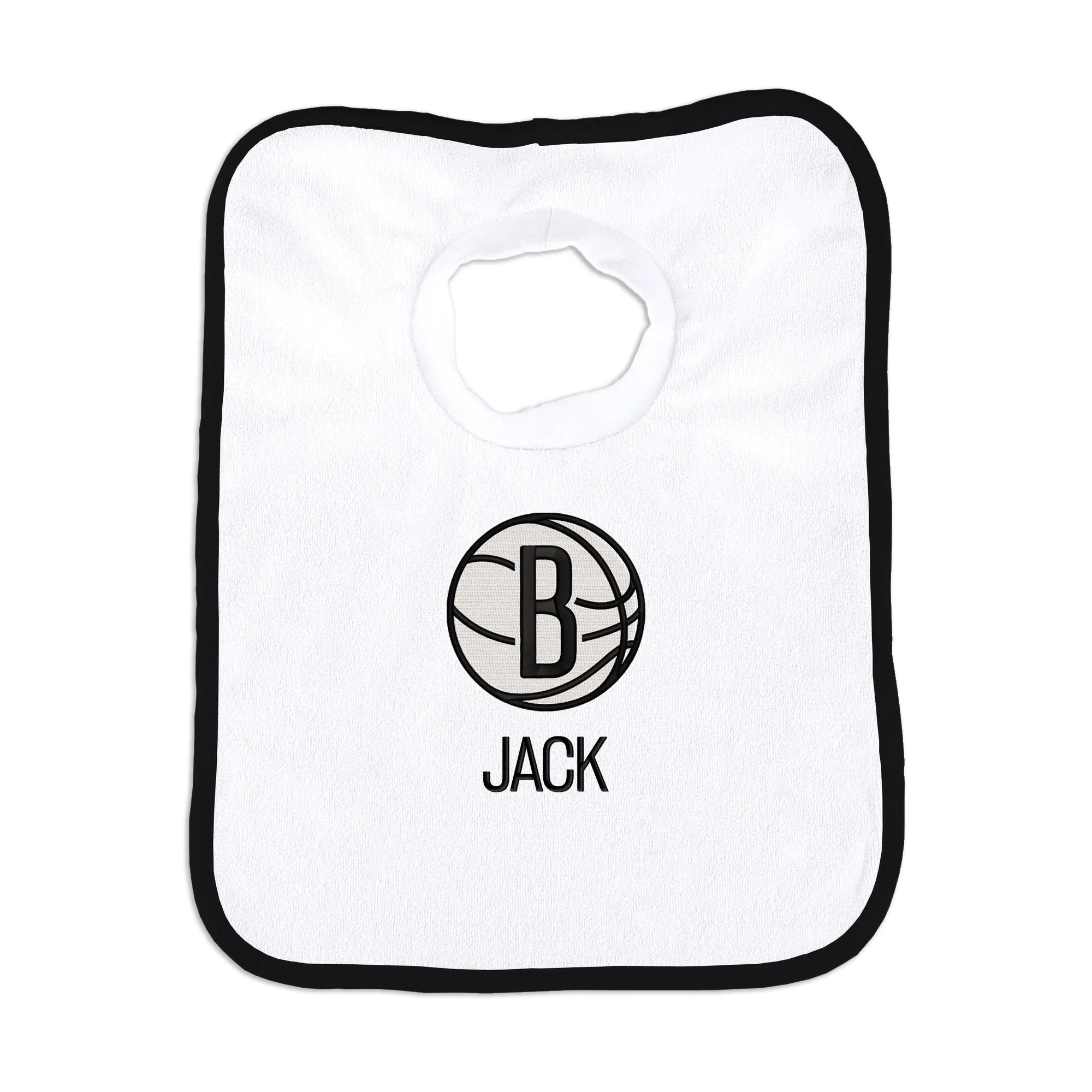 Personalized Brooklyn Nets Pullover Bib