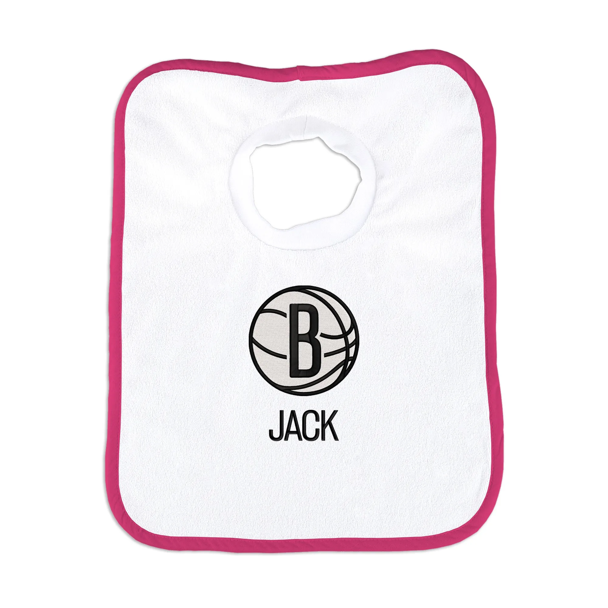 Personalized Brooklyn Nets Pullover Bib