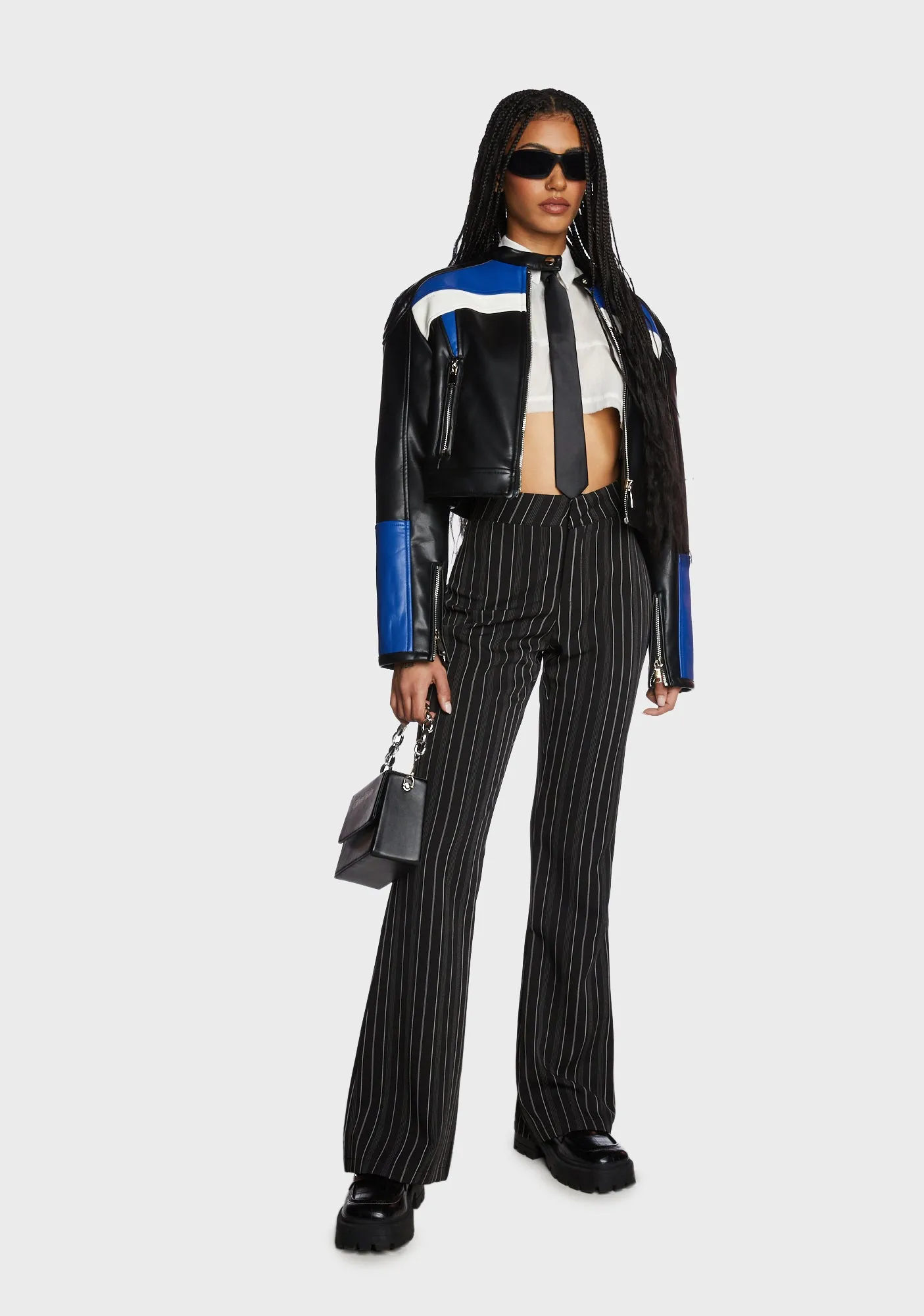 Pinstripe Trousers