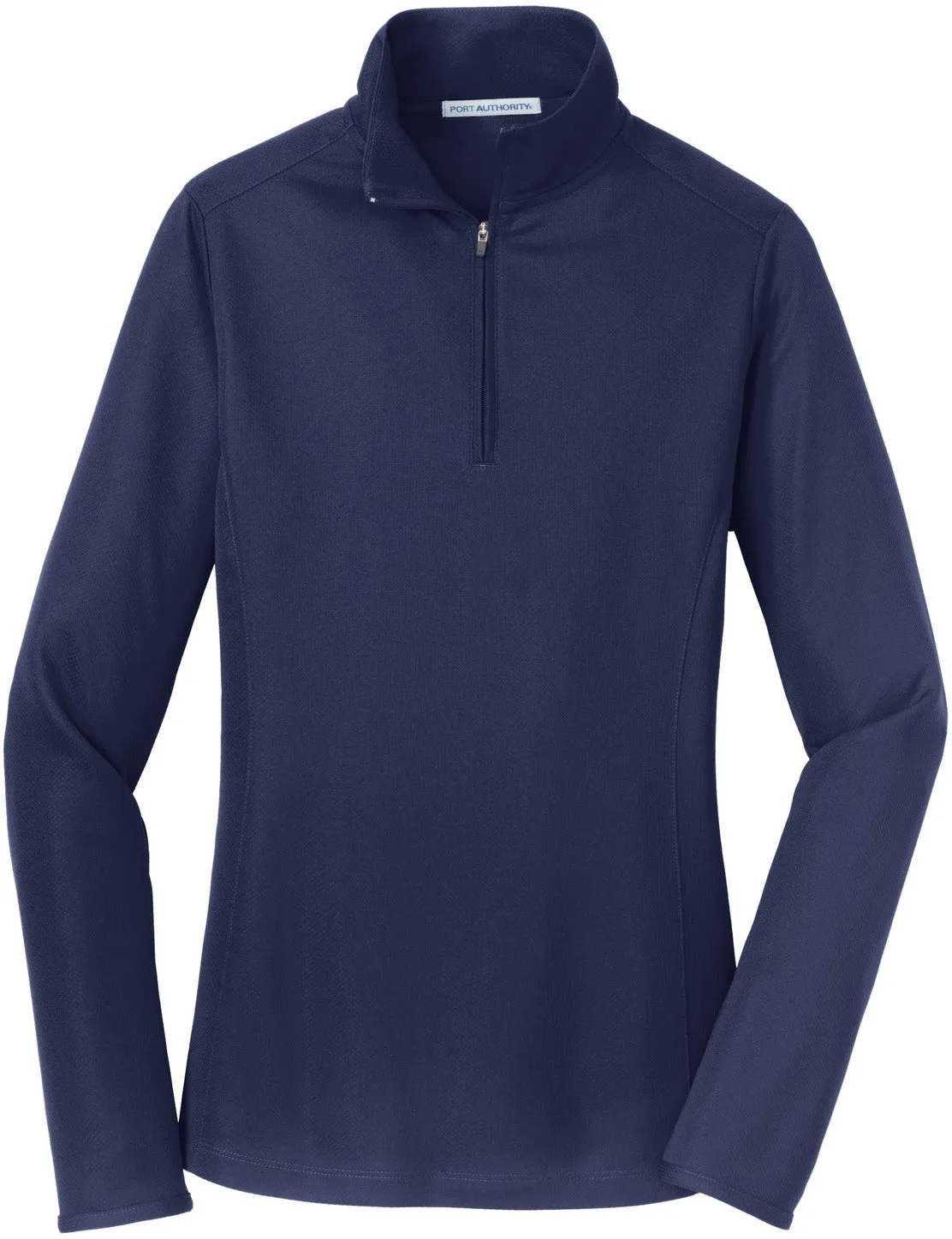 Port Authority Ladies Pinpoint Mesh 1/2-Zip