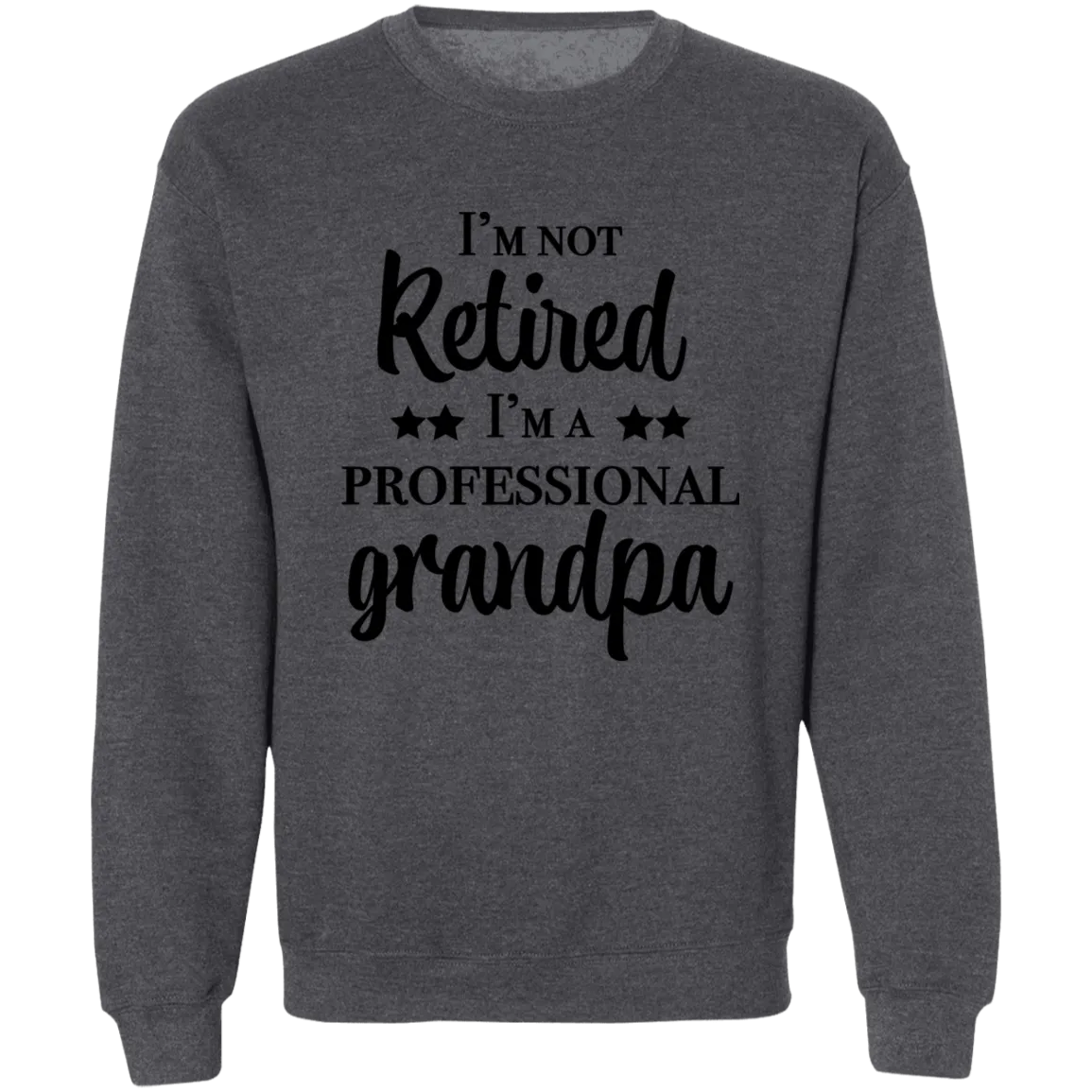 Professional Grandpa Crewneck Pullover Sweatshirt