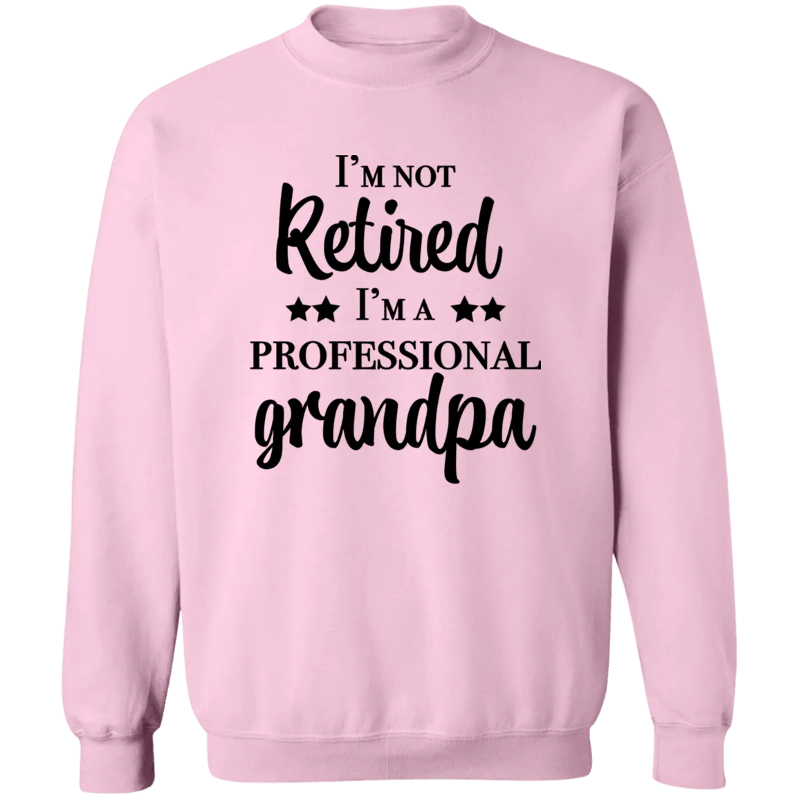 Professional Grandpa Crewneck Pullover Sweatshirt