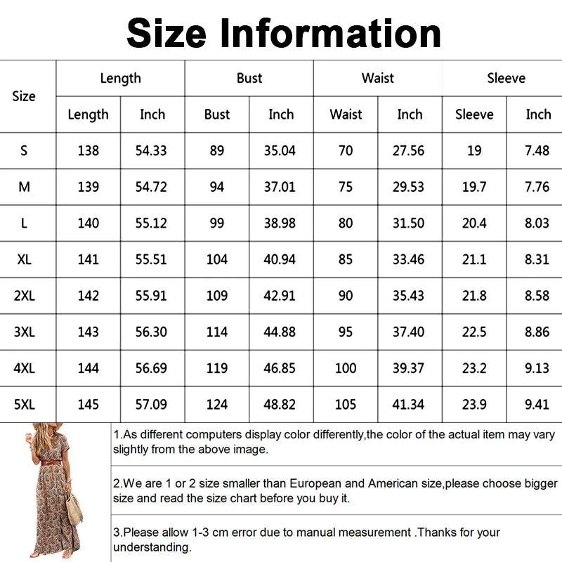 Purpdrank - Summer Boho Long Dress Women Casual Paisley Print Belt Maxi Dress Elegant V Neck Short Sleeve Women&#39;s Beach Dress Vestidos