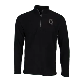 QFC-303 | Men's Freeport Microfleece pullover- Black/Grey