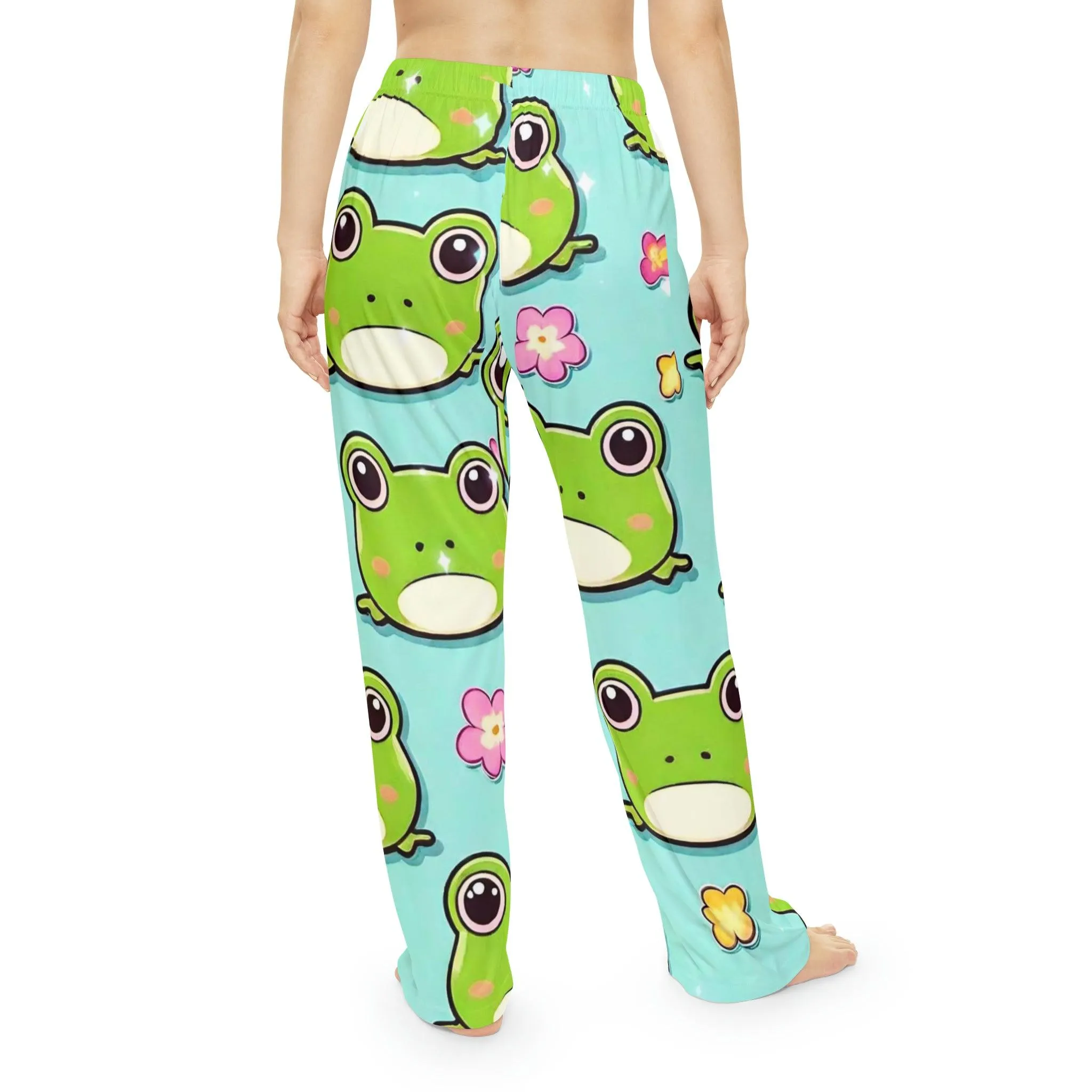 "Kawaii Love Frog" Women's Pajama Pants