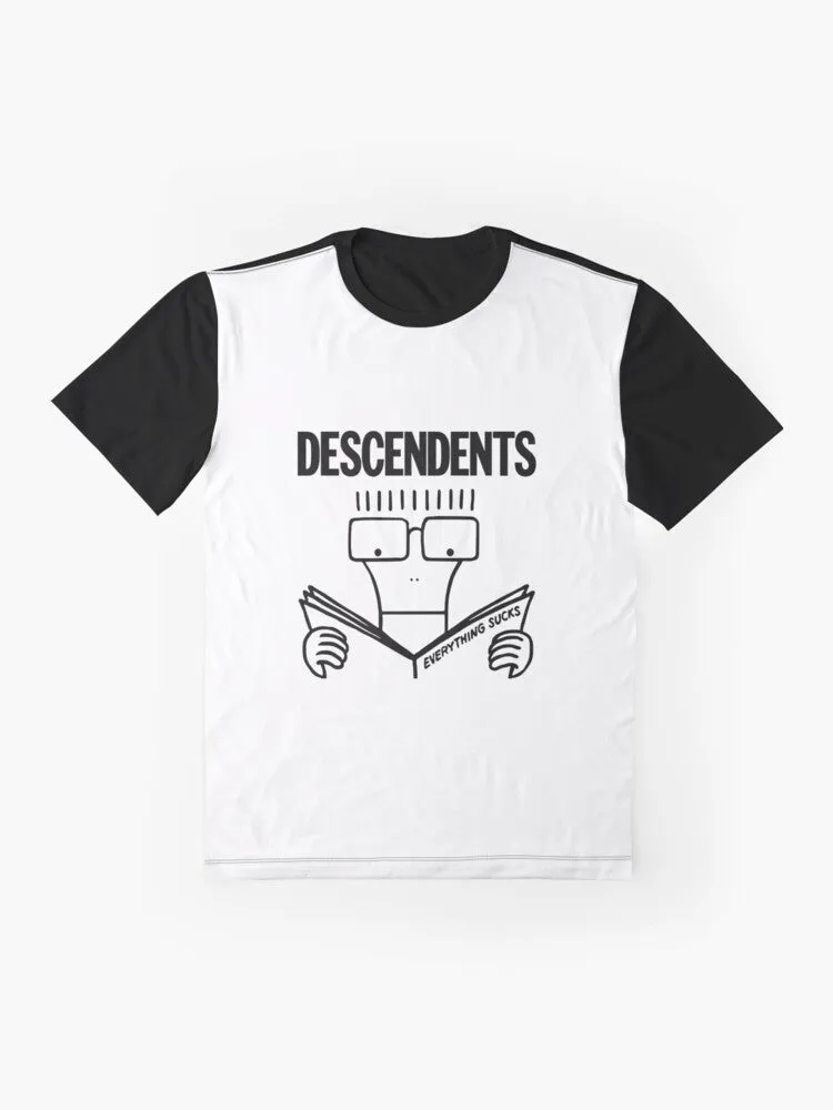 "Reading Graphic T-Shirt for Descendents Fans"