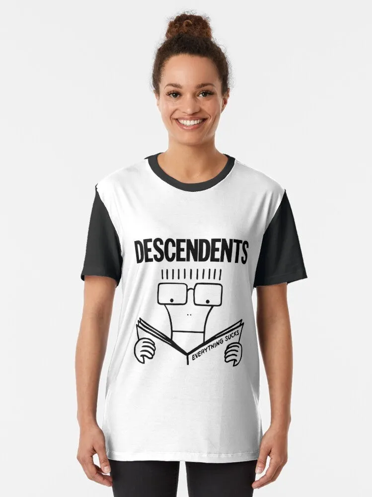 "Reading Graphic T-Shirt for Descendents Fans"