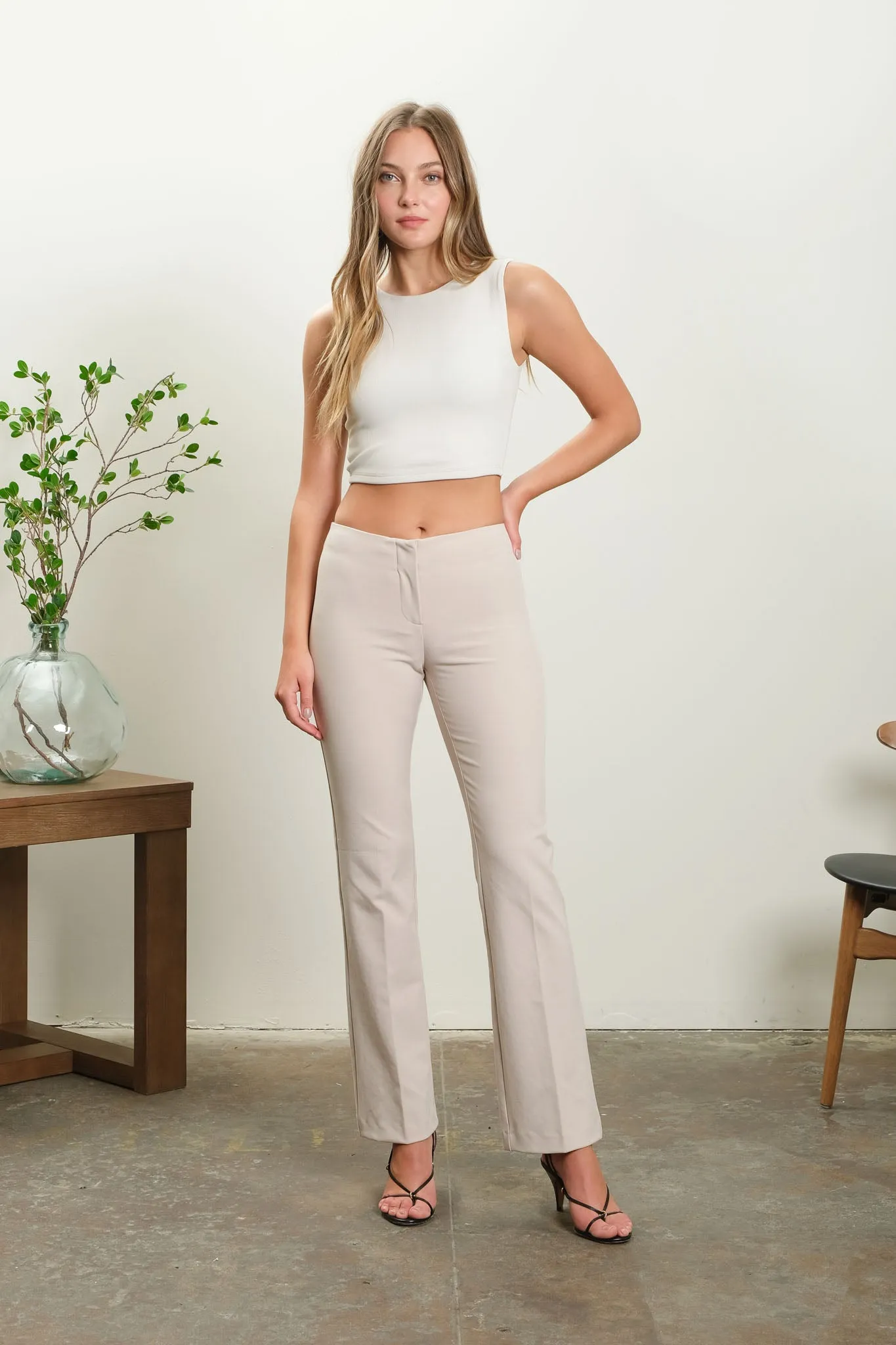 REVERSIBLE SLEEVELESS KNIT CROP TOP