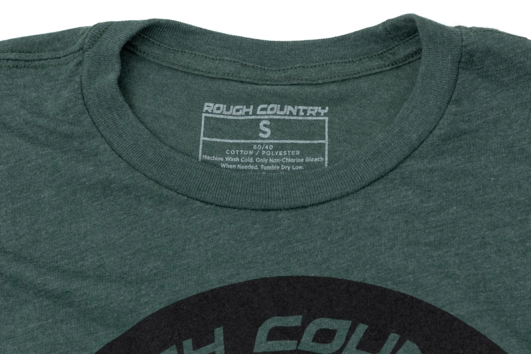 Rough Country T-Shirt - RC Mountains - Forest Green - MD