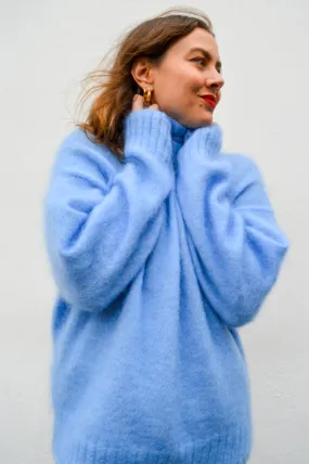 Second Female Ina Vista Blue Turtleneck Jumper