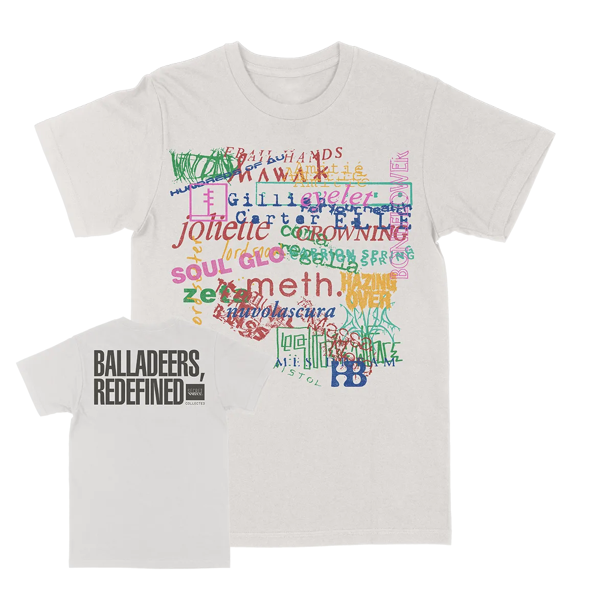 Secret Voice “Balladeers, Redefined” Vintage White T-Shirt