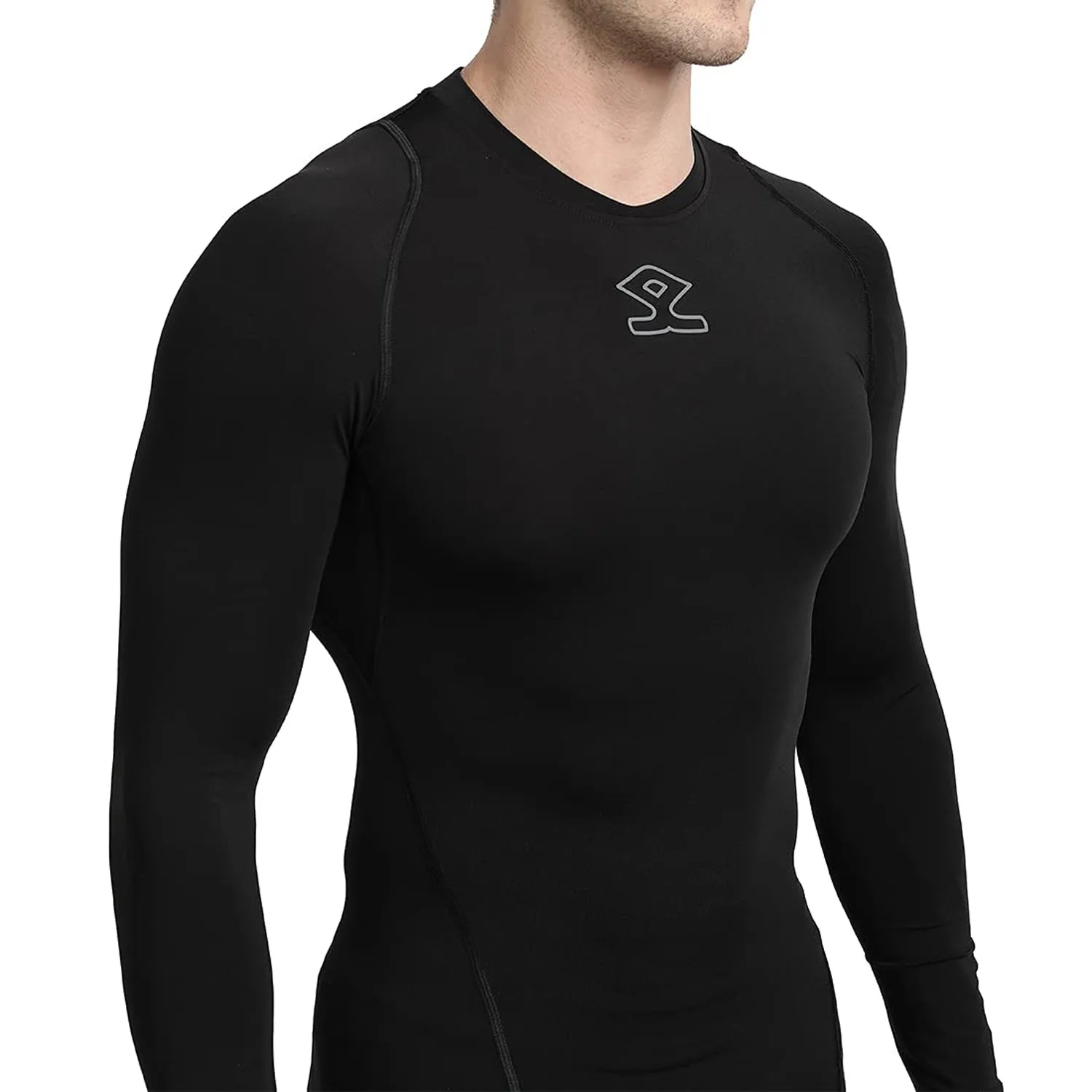 Shrey 1756 Intense Compressions Long Sleeve Top ,Black