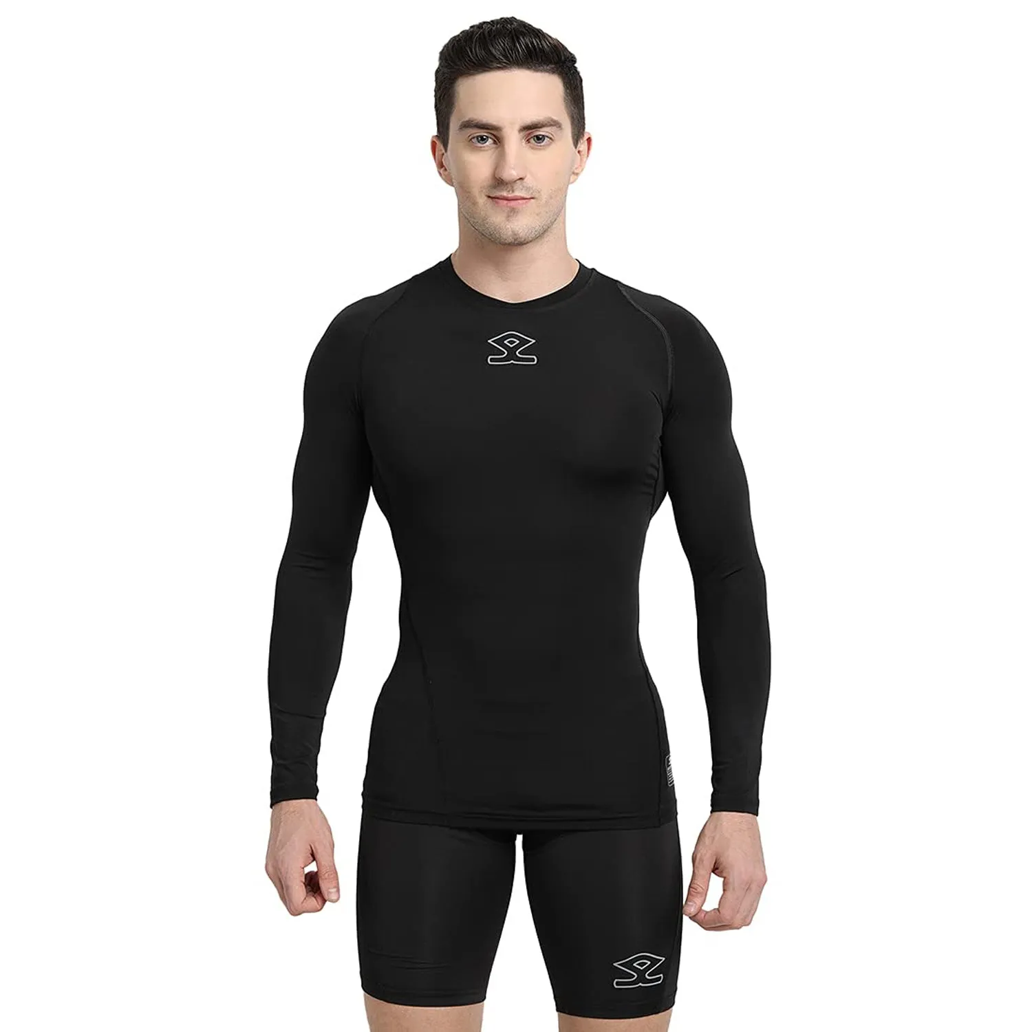 Shrey 1756 Intense Compressions Long Sleeve Top ,Black