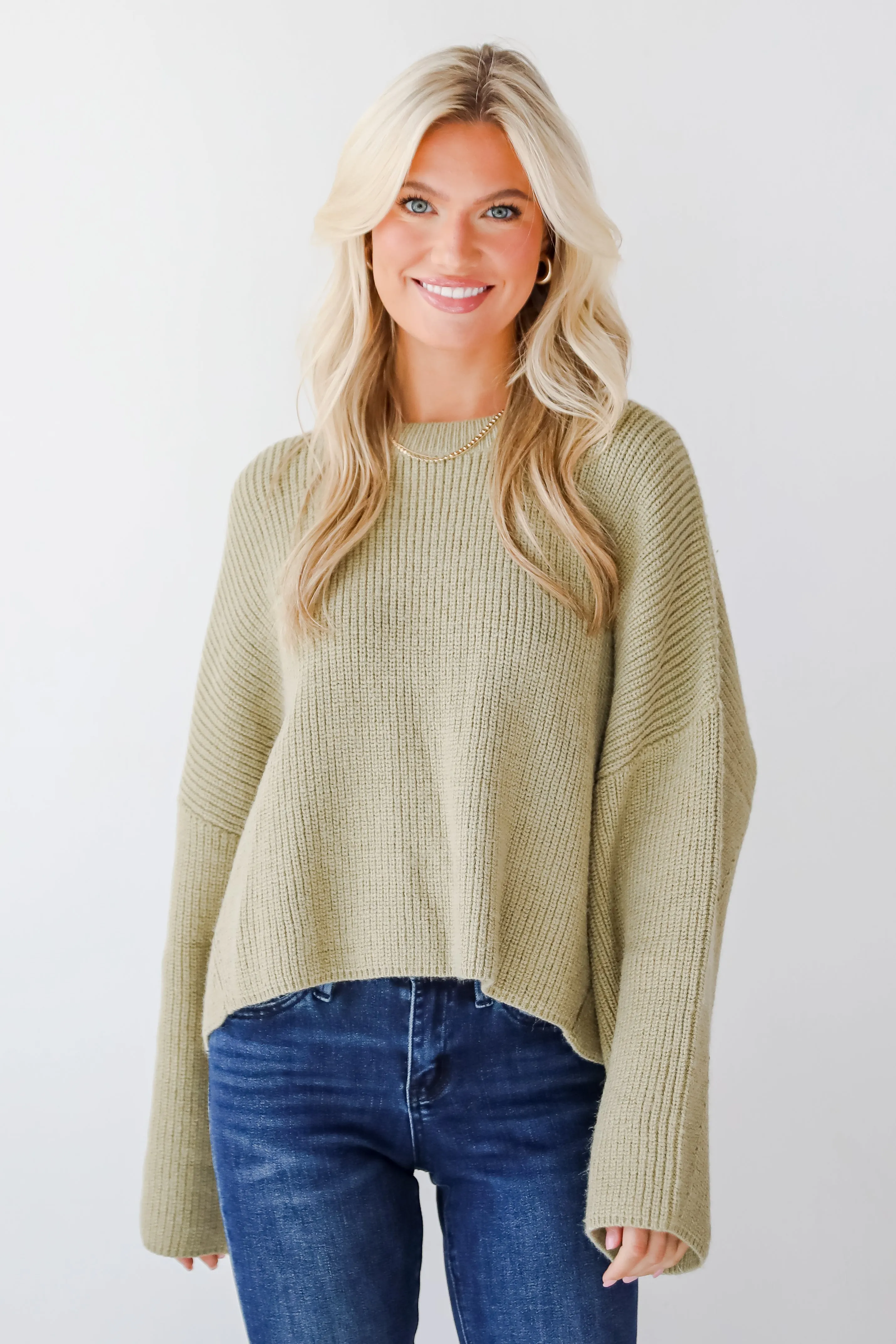 Signature Poise Green Sweater