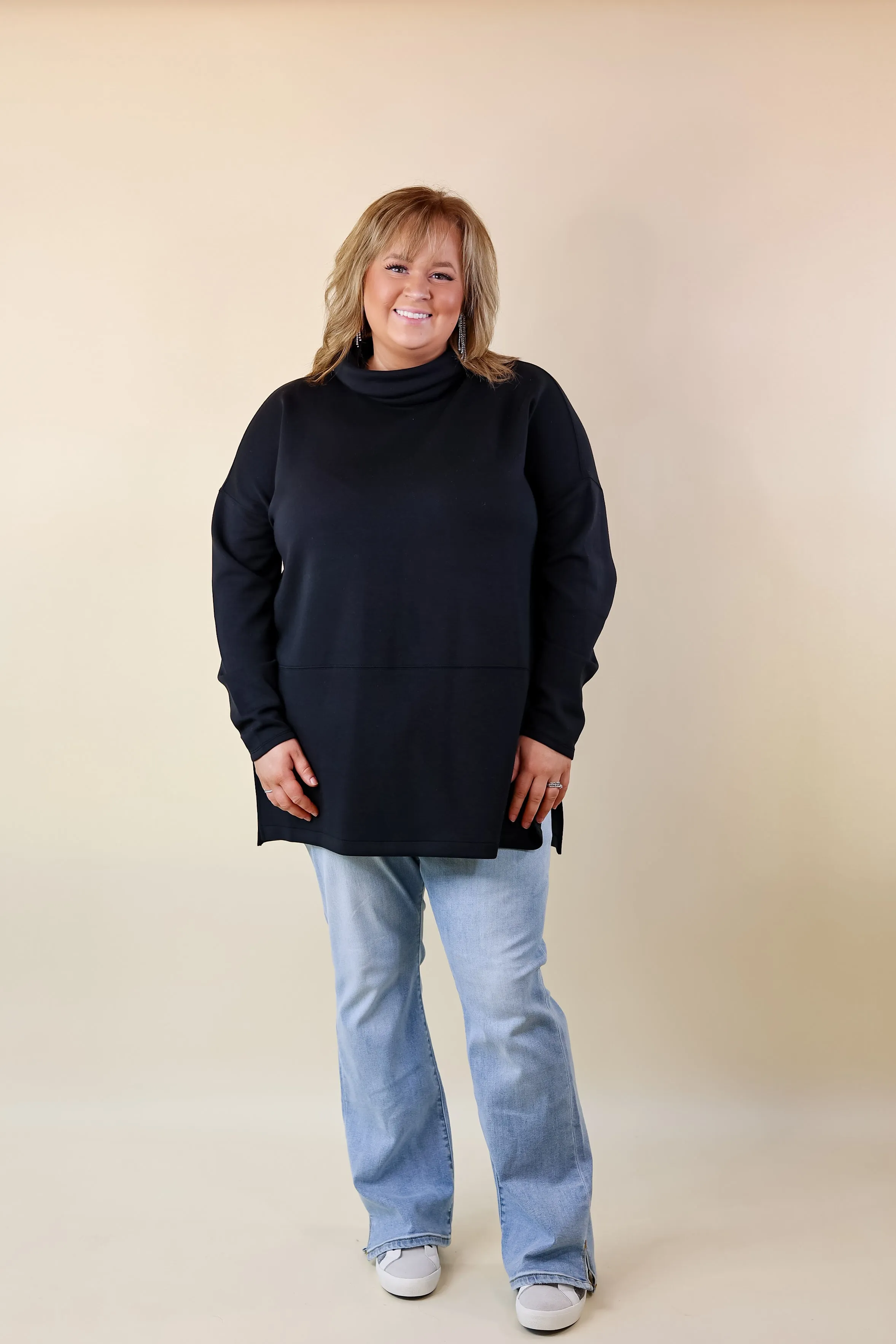 SPANX | AirEssentials Turtleneck Tunic in Black