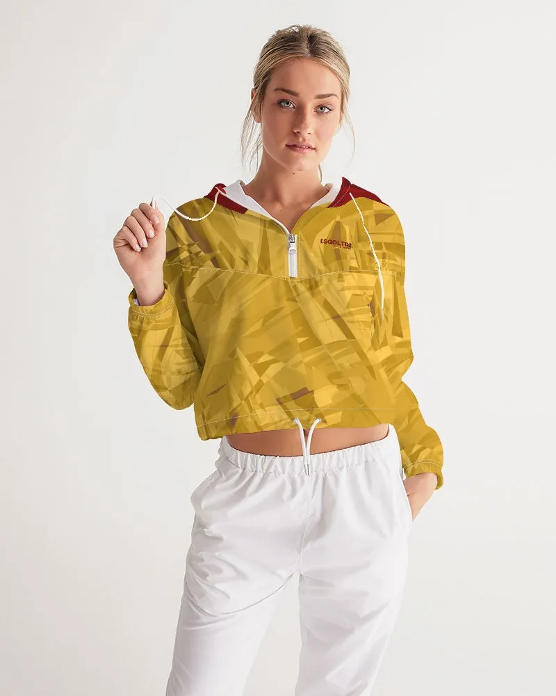 Sqdltd SB Women's Cropped Windbreaker Sasun Red