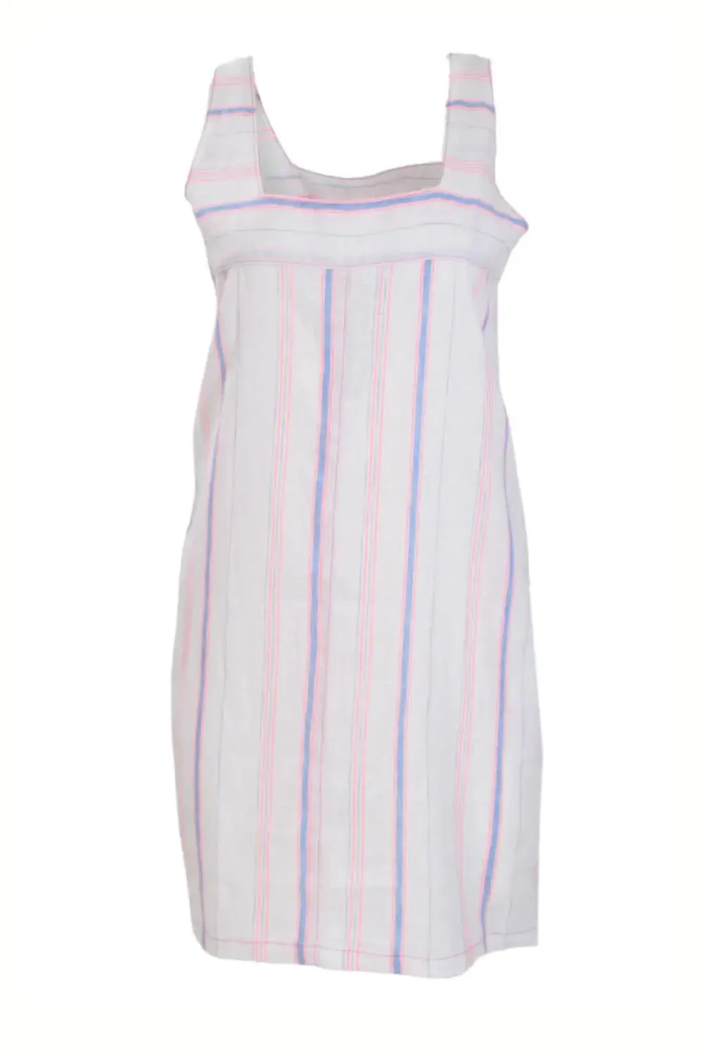 Striped Sleeveless Linen Dress