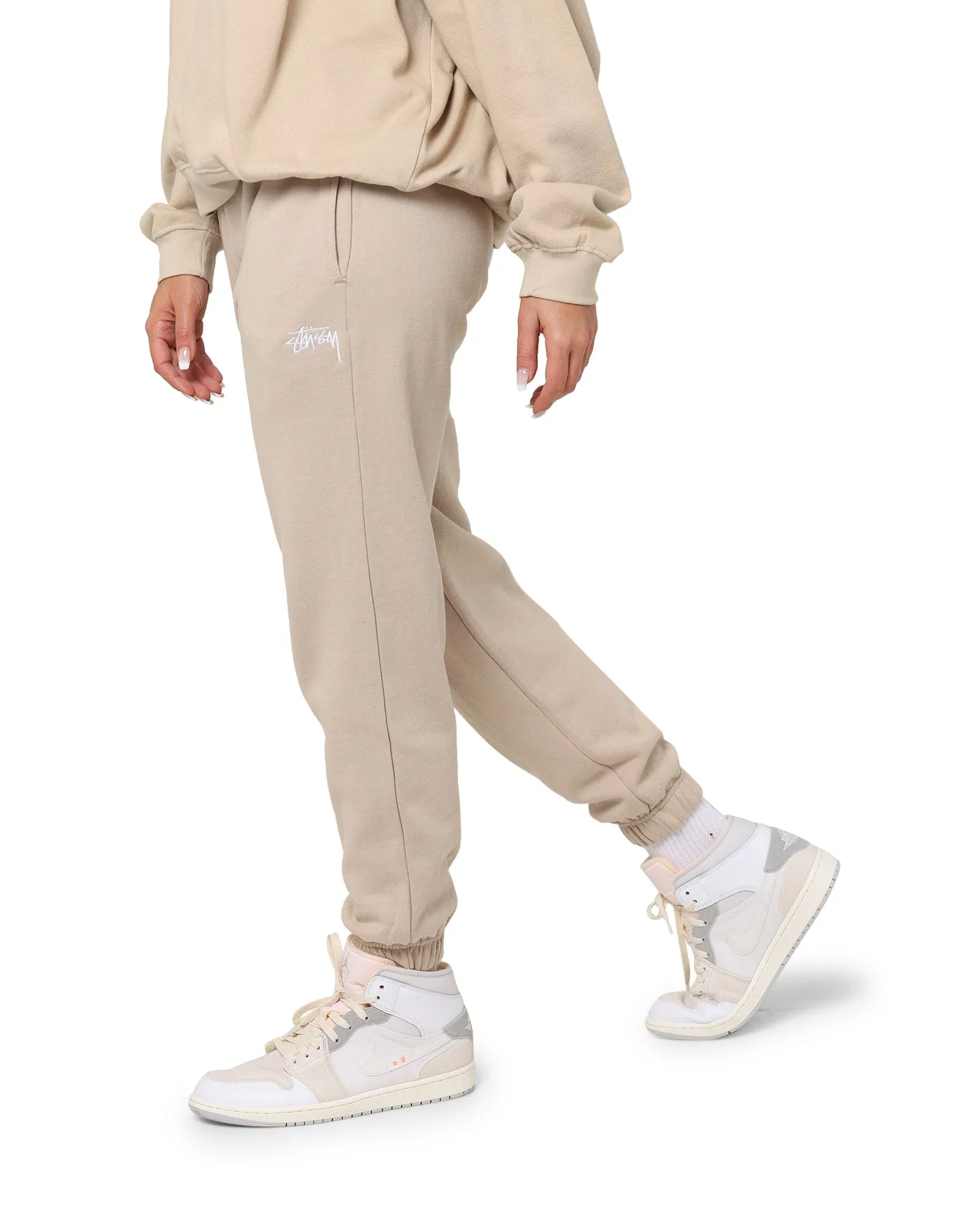 Stussy Women's Stock High-Waist Trackpants Smoke