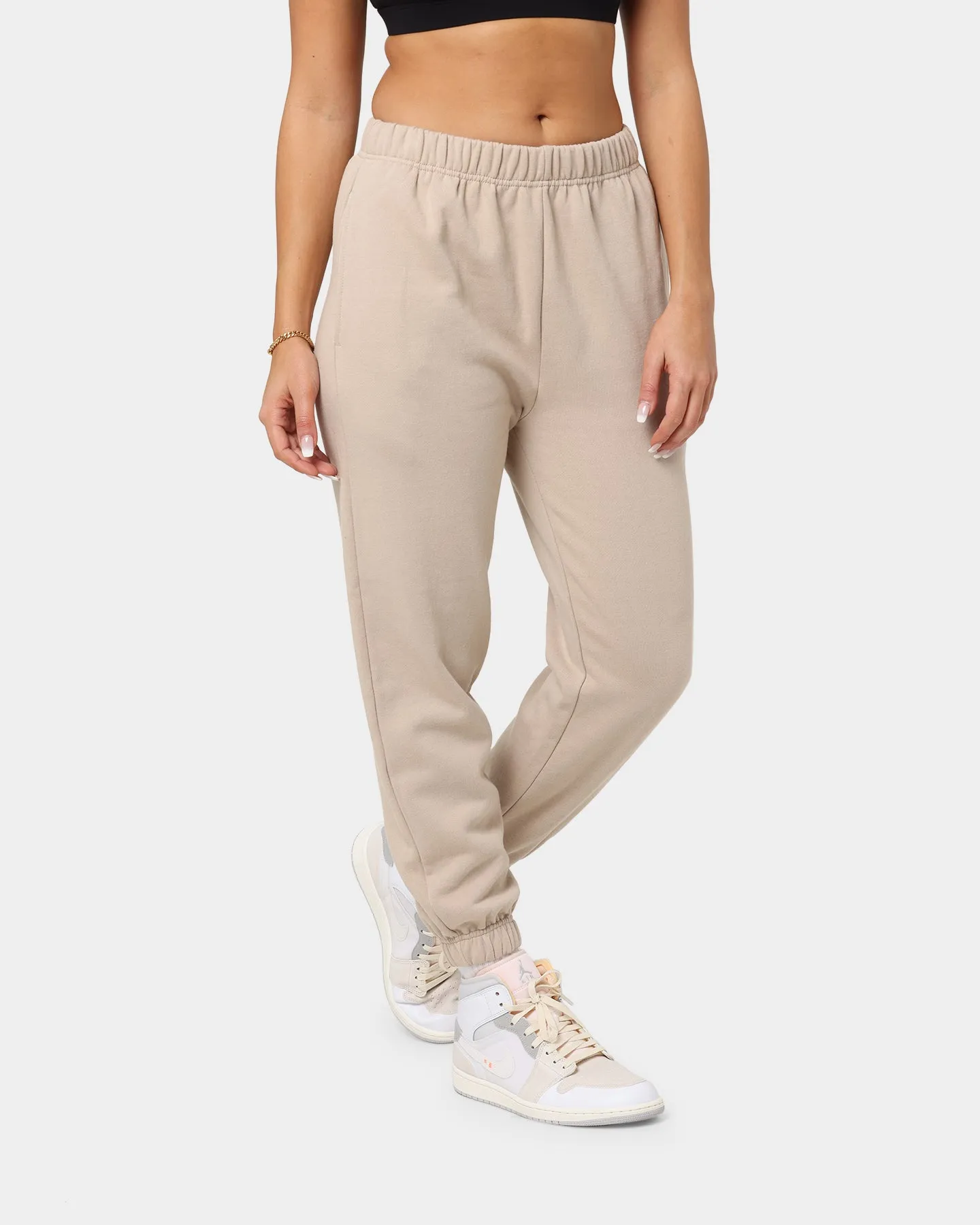 Stussy Women's Stock High-Waist Trackpants Smoke