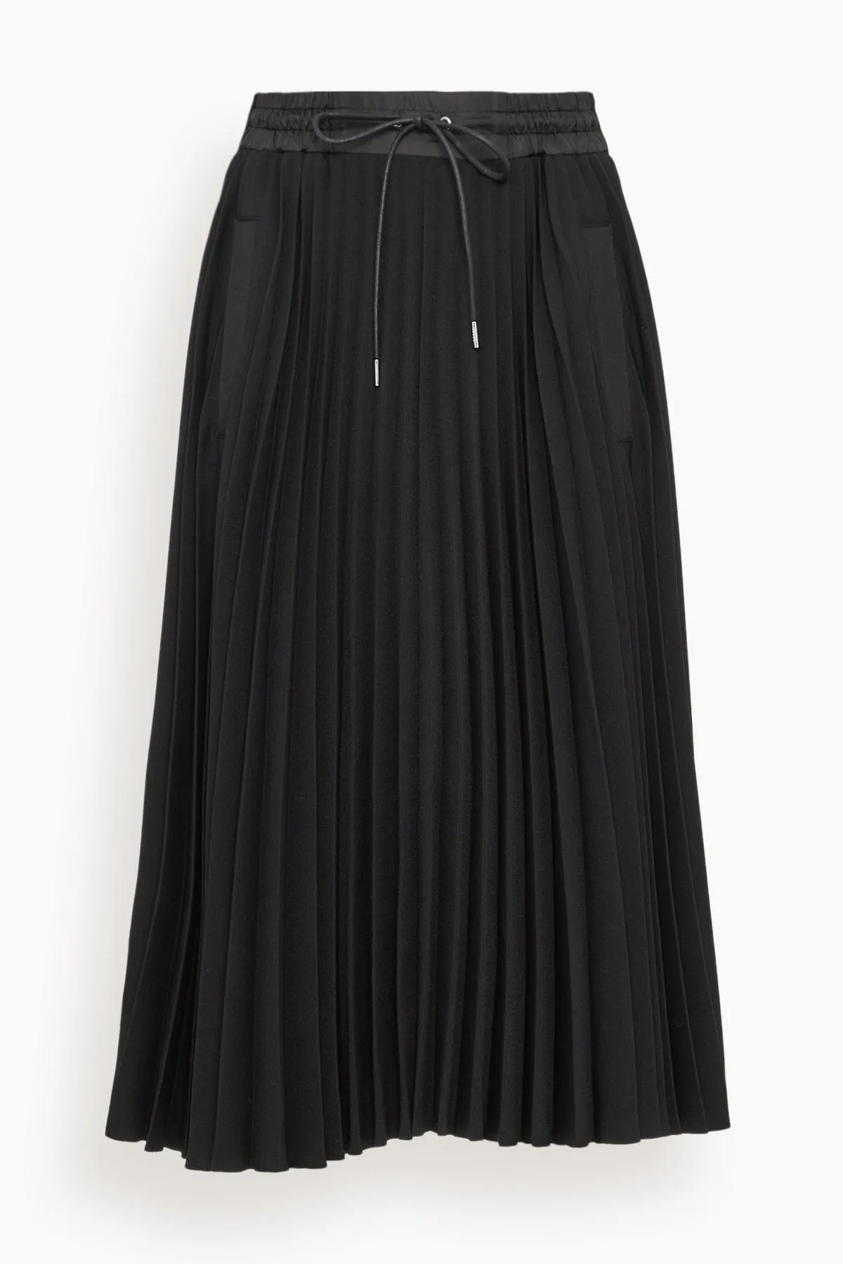 Technical Jersey Skirt in Black