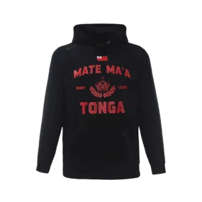 Tonga 2022 Kids Pullover Hoodie - Black (TLHOJ22009)