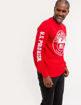 USPA SPORT THERMAL CREW PULLOVER