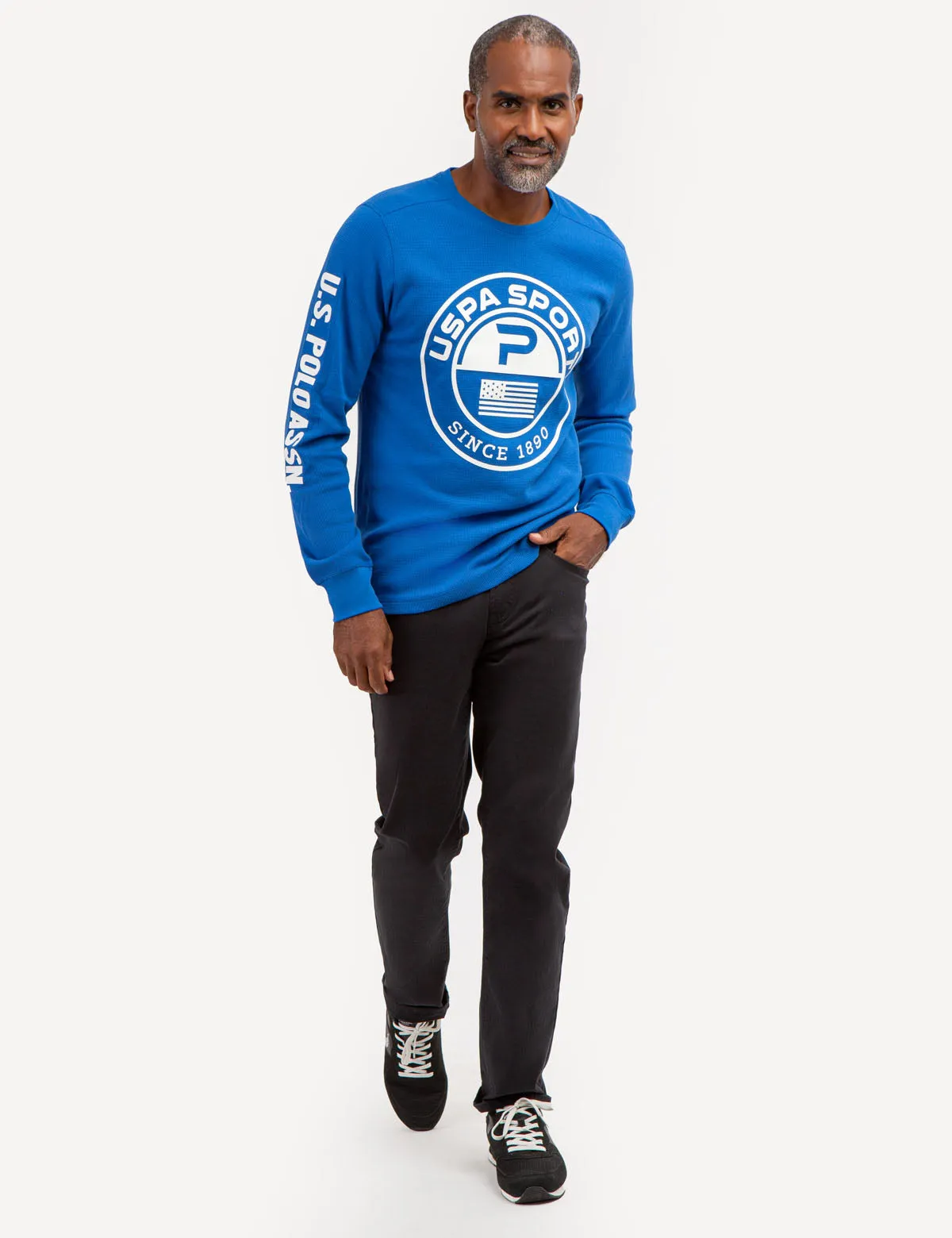 USPA SPORT THERMAL CREW PULLOVER