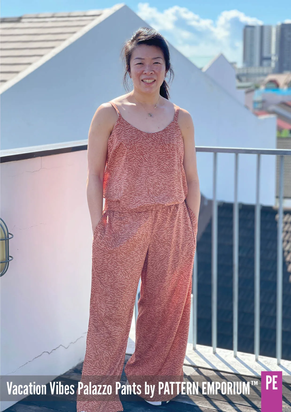 Vacation Vibes | Palazzo Pants Sewing Pattern