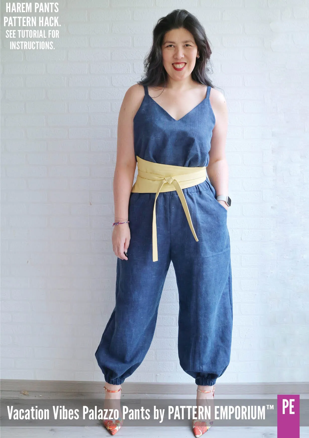 Vacation Vibes | Palazzo Pants Sewing Pattern