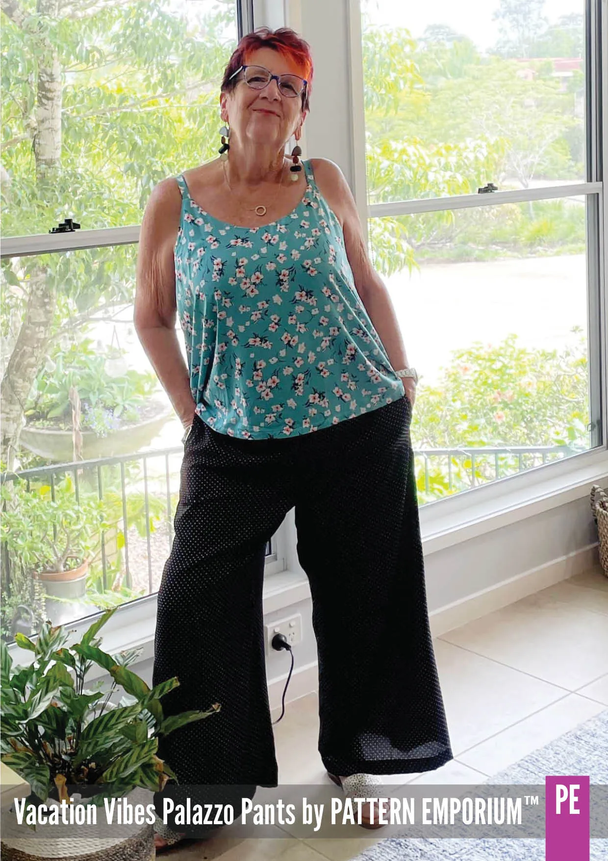 Vacation Vibes | Palazzo Pants Sewing Pattern