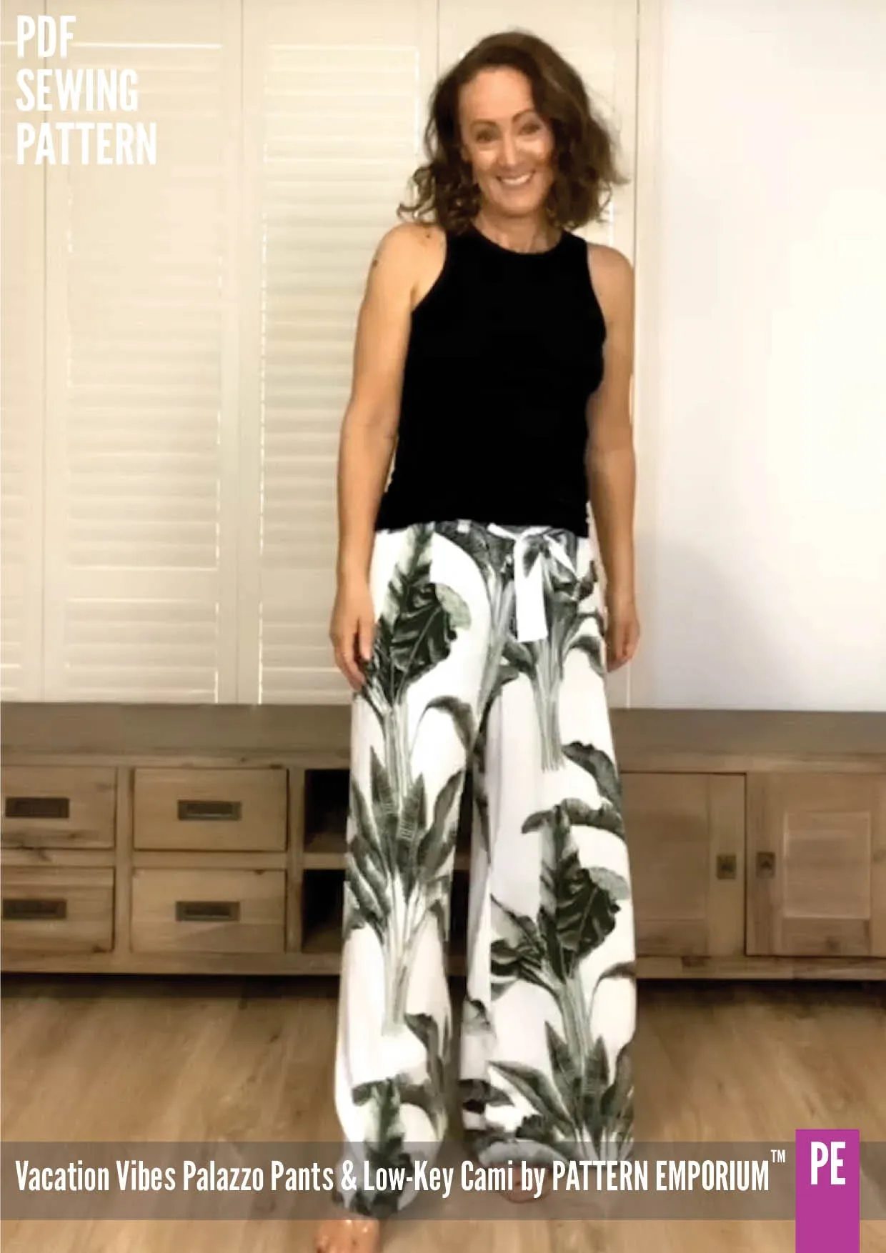 Vacation Vibes | Palazzo Pants Sewing Pattern