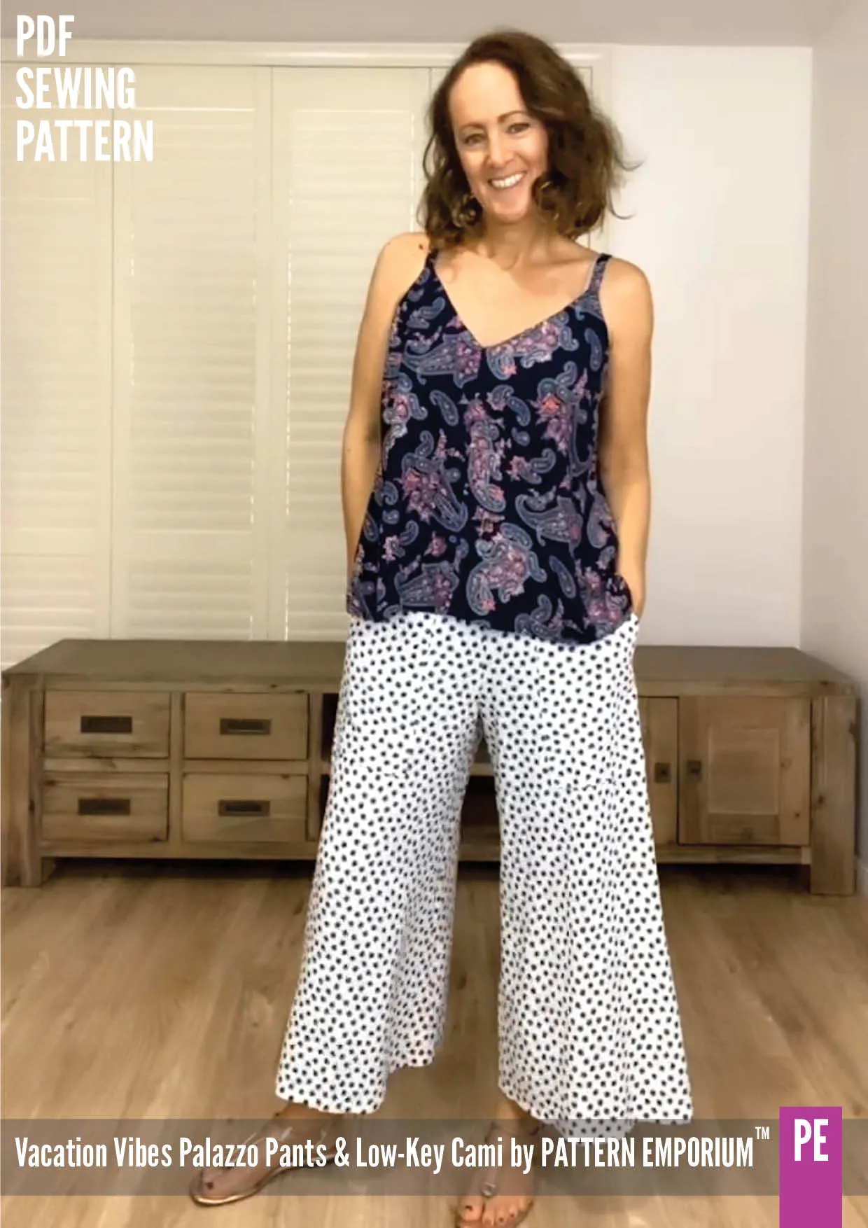 Vacation Vibes | Palazzo Pants Sewing Pattern