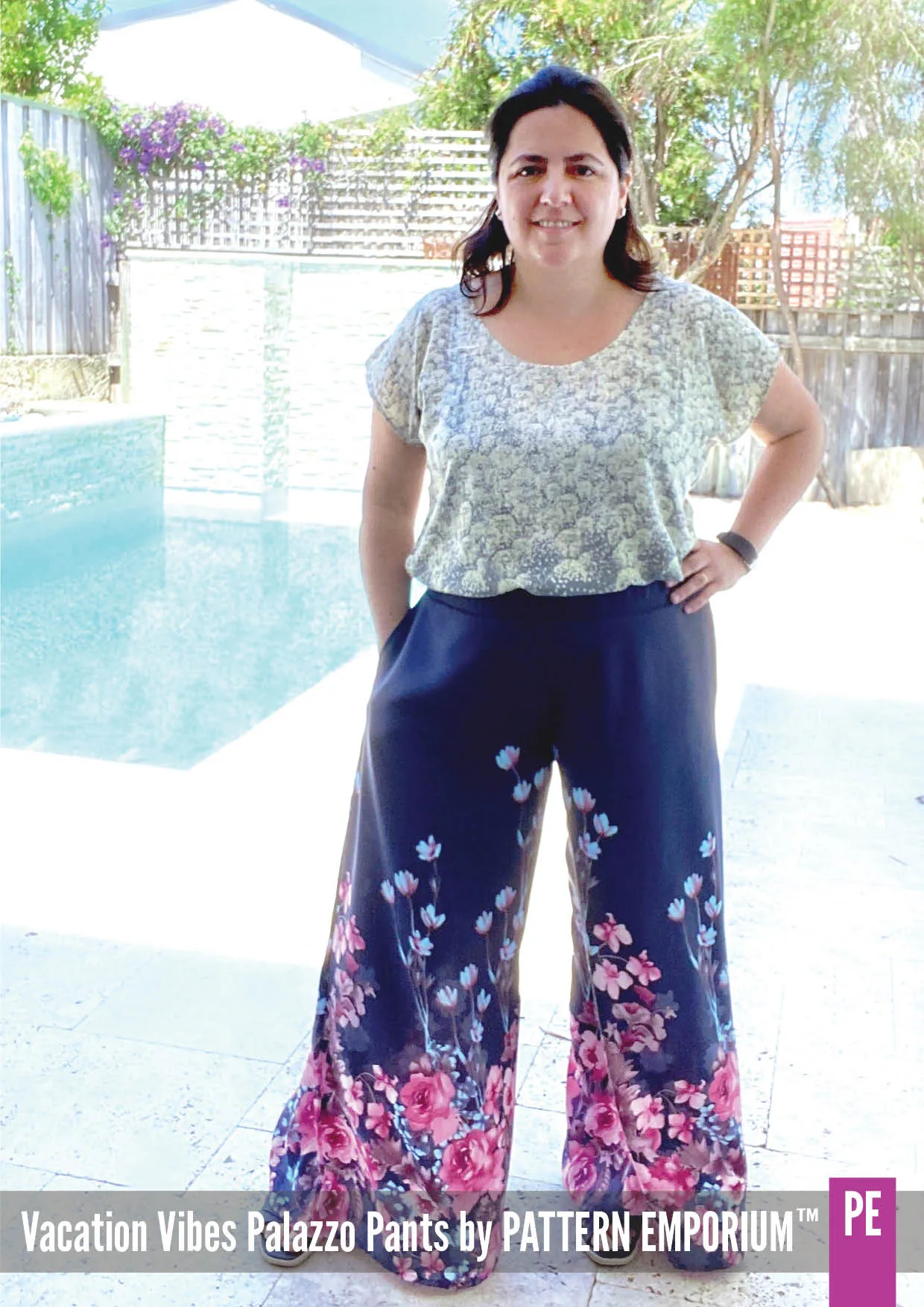 Vacation Vibes | Palazzo Pants Sewing Pattern