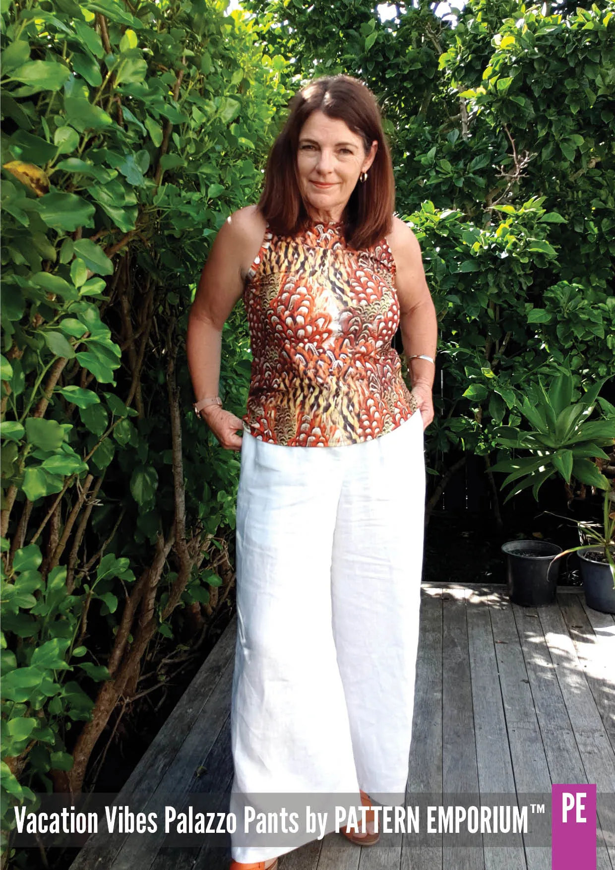 Vacation Vibes | Palazzo Pants Sewing Pattern