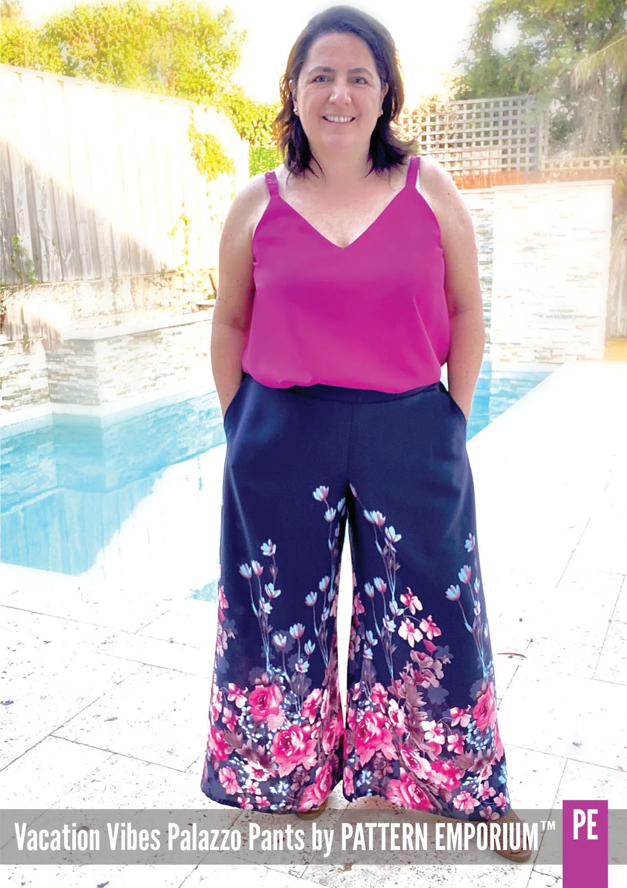 Vacation Vibes | Palazzo Pants Sewing Pattern