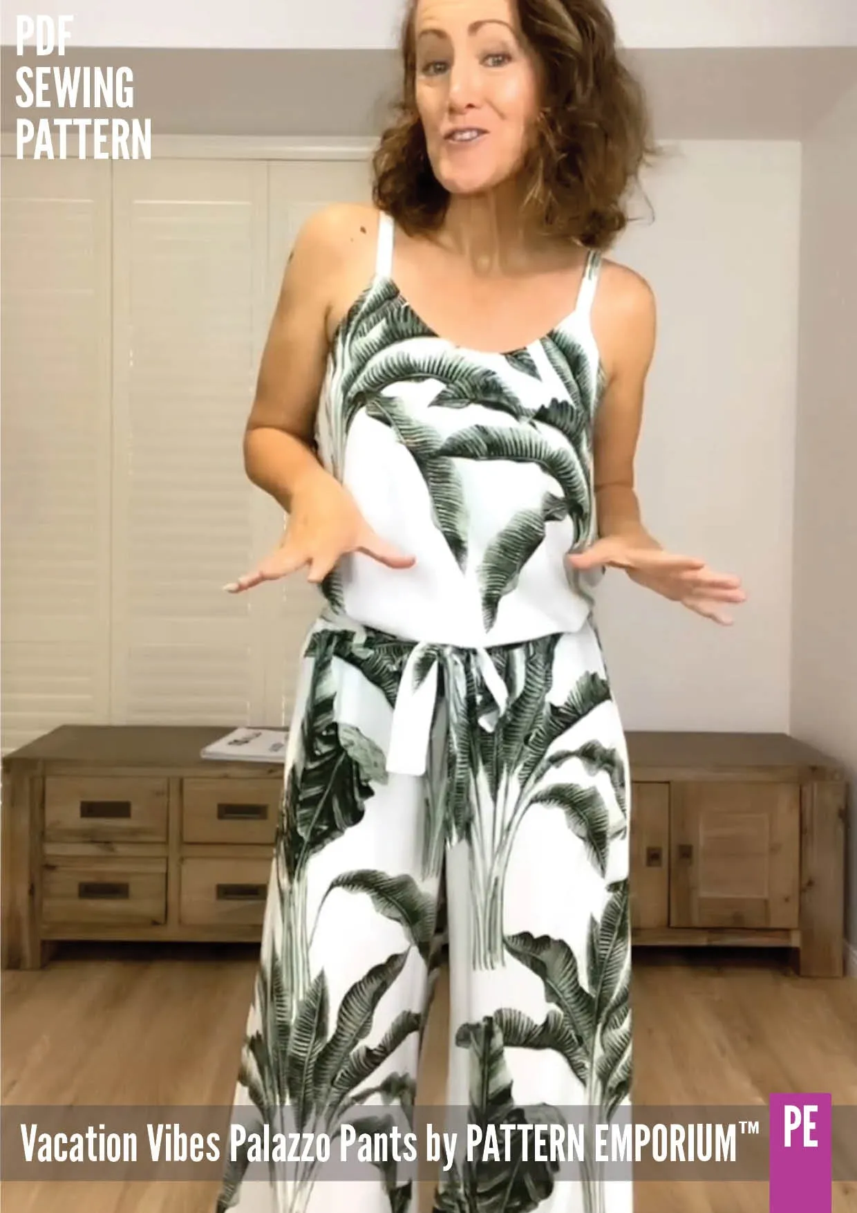 Vacation Vibes | Palazzo Pants Sewing Pattern