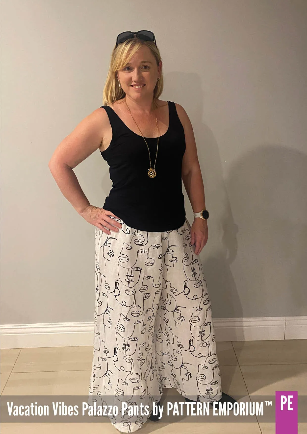 Vacation Vibes | Palazzo Pants Sewing Pattern