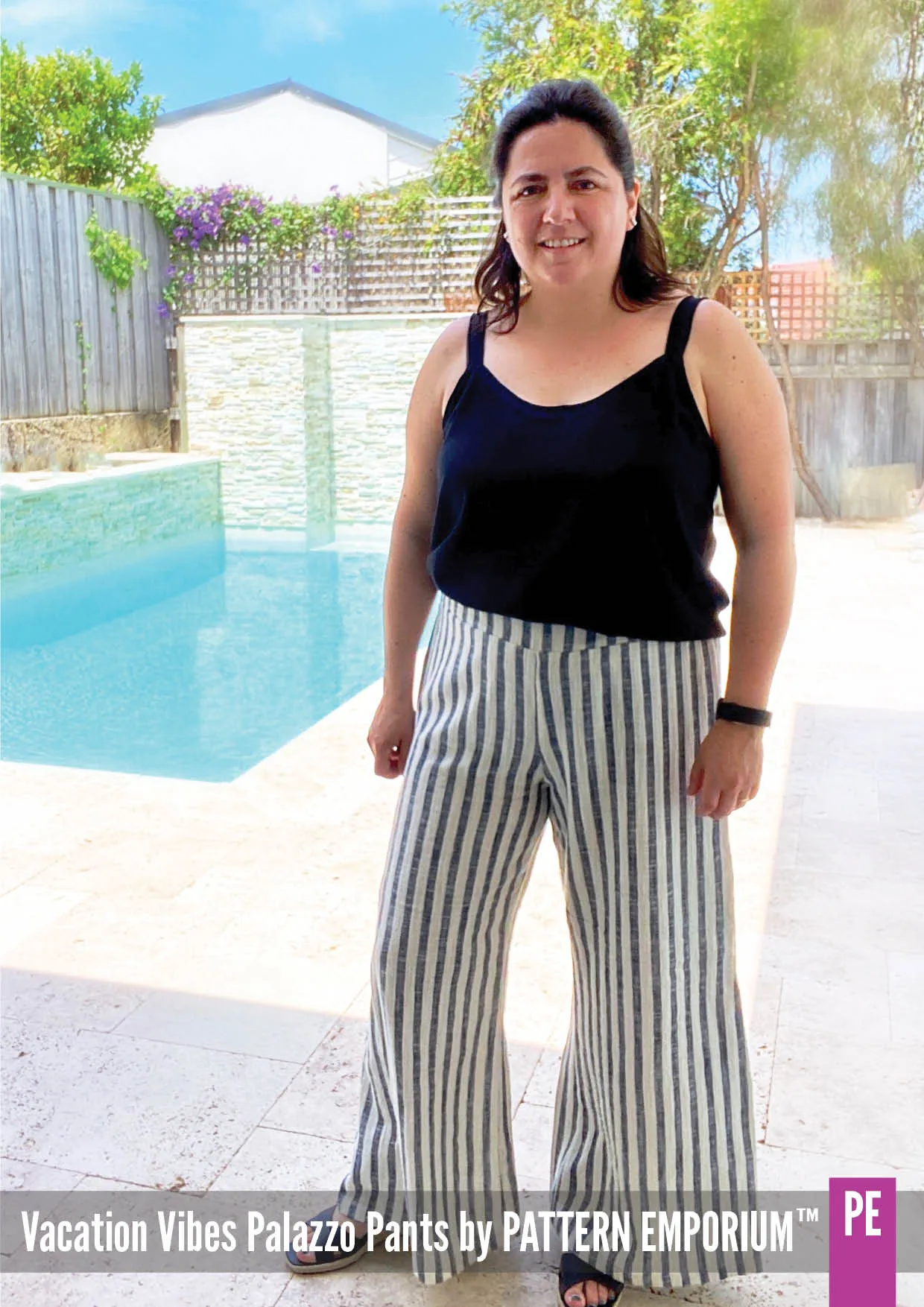 Vacation Vibes | Palazzo Pants Sewing Pattern