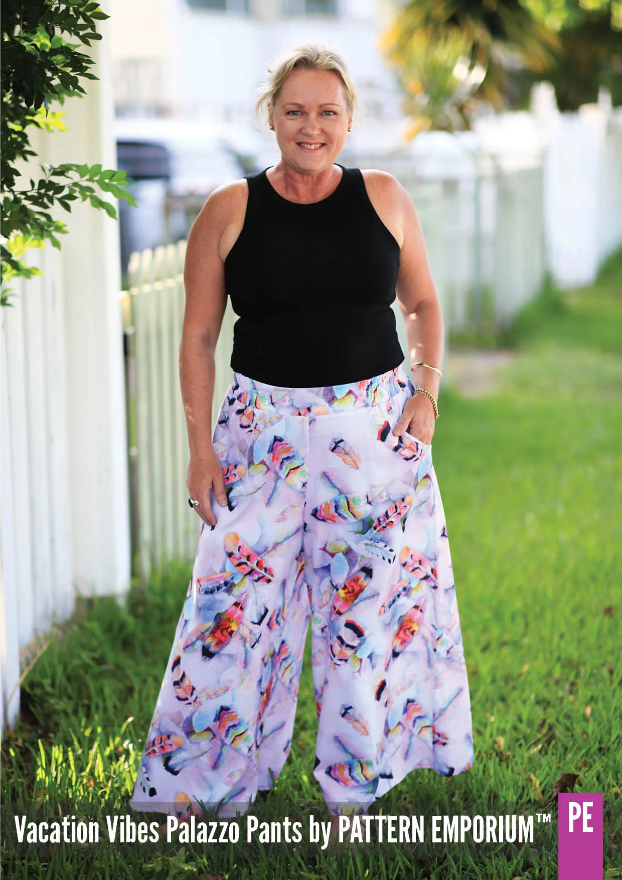 Vacation Vibes | Palazzo Pants Sewing Pattern