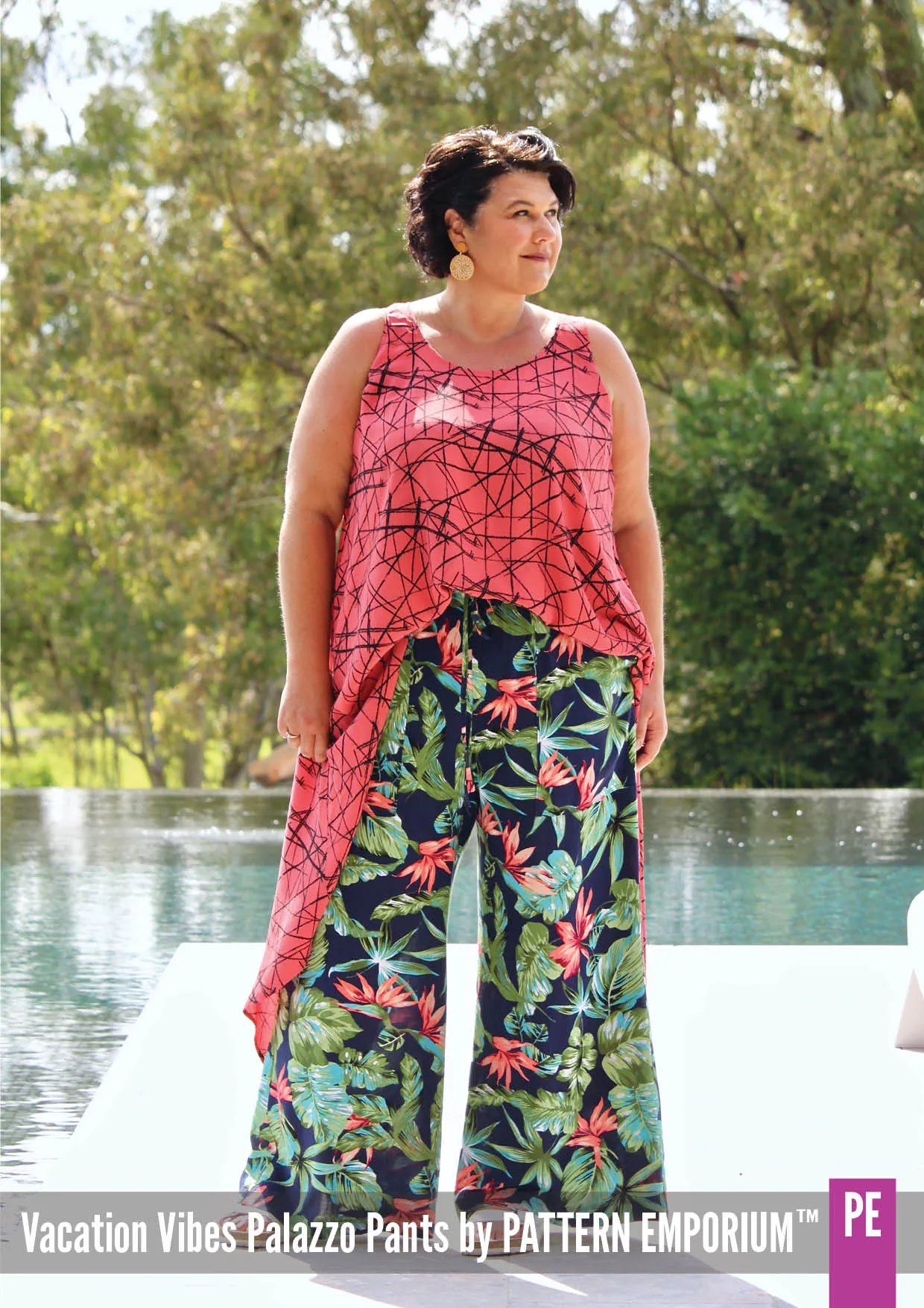 Vacation Vibes | Palazzo Pants Sewing Pattern