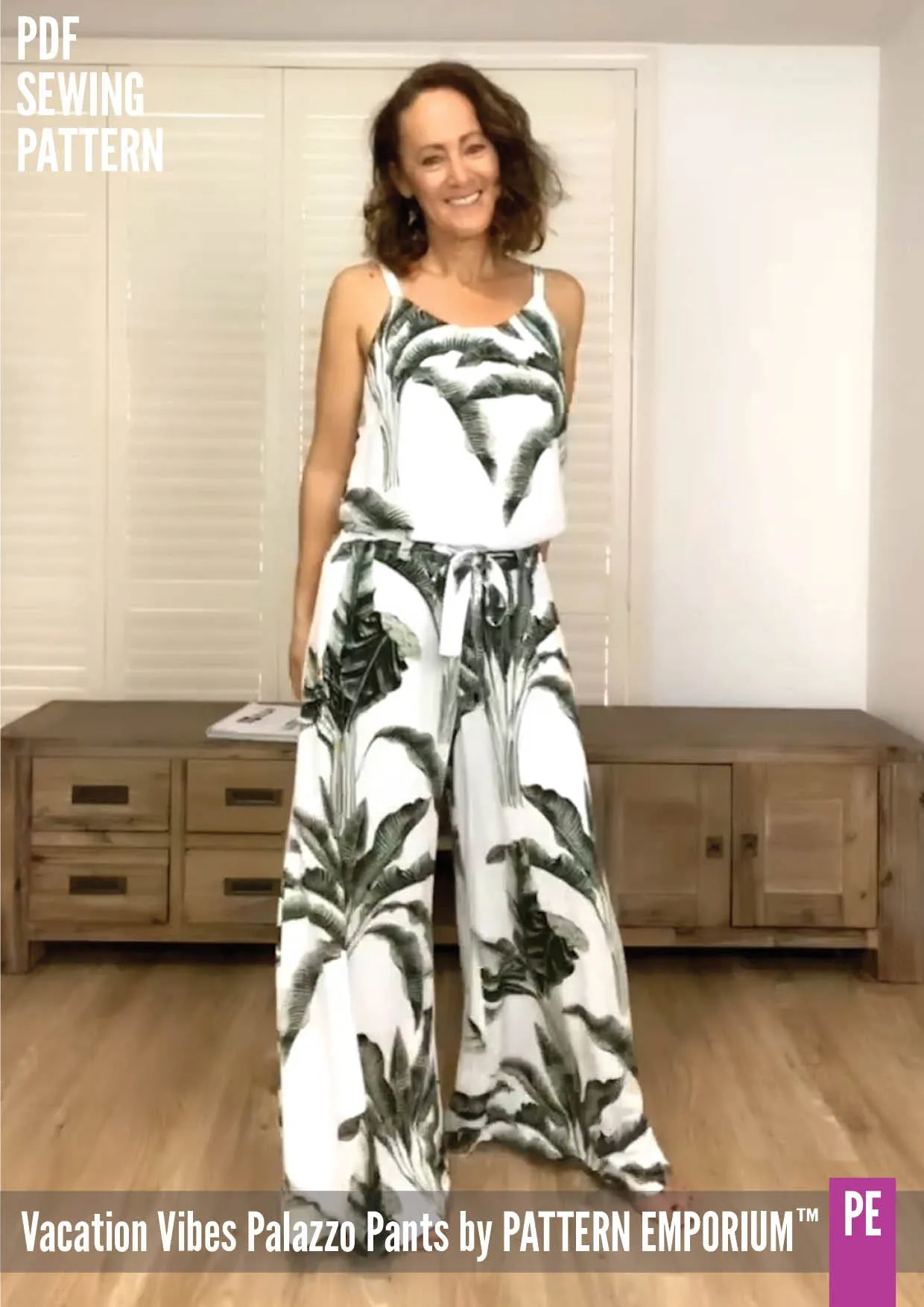 Vacation Vibes | Palazzo Pants Sewing Pattern