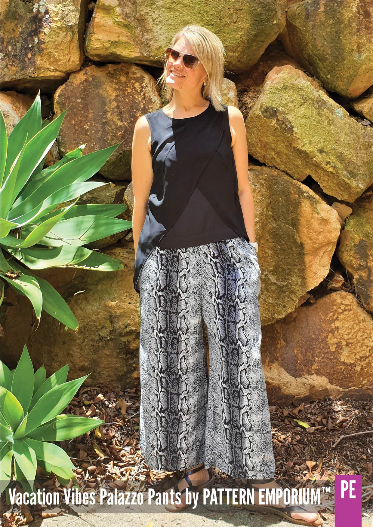 Vacation Vibes | Palazzo Pants Sewing Pattern