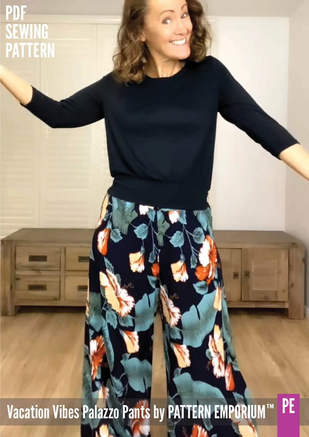 Vacation Vibes | Palazzo Pants Sewing Pattern